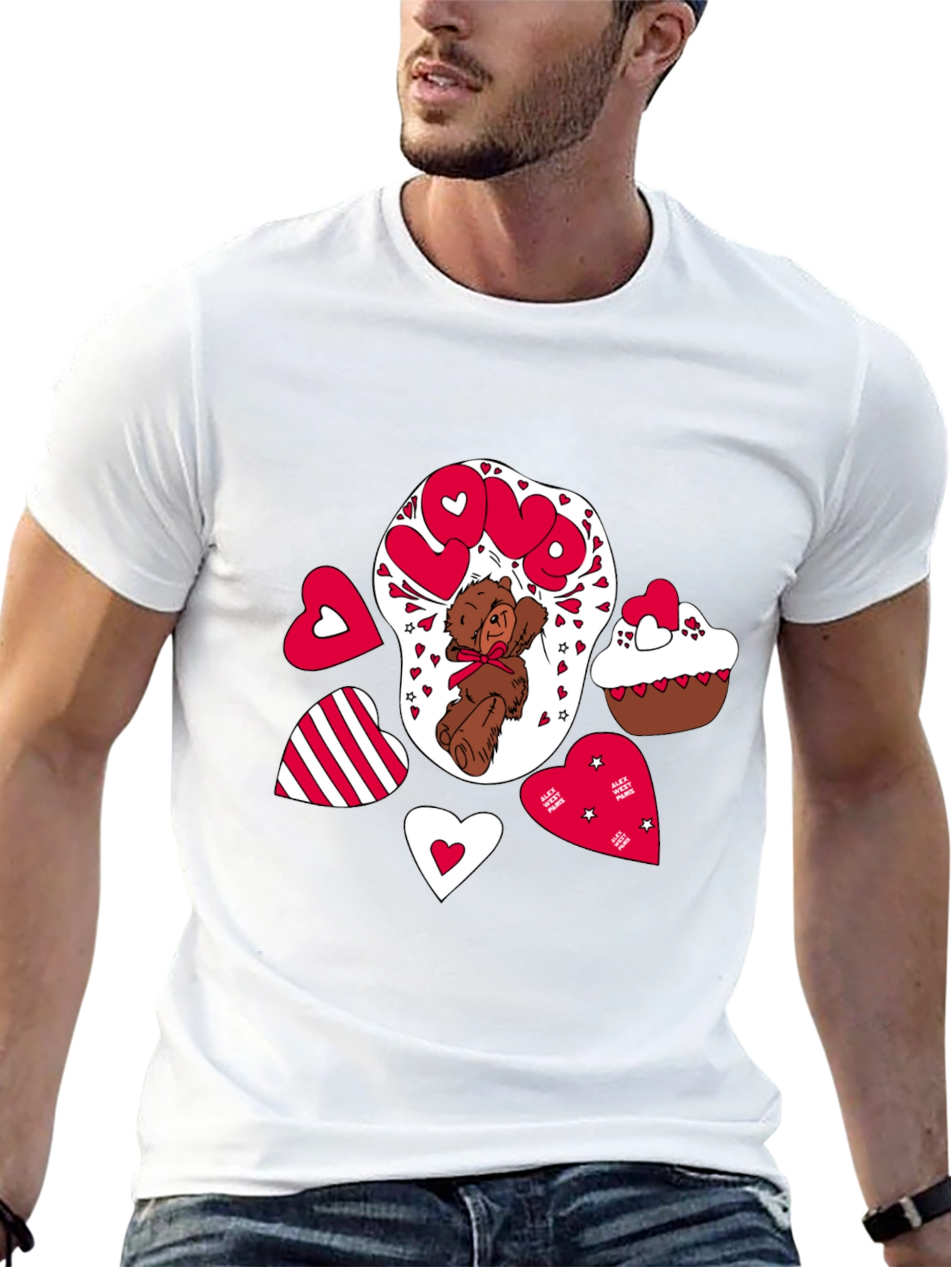 Love Bear T-Shirt Valentines Day