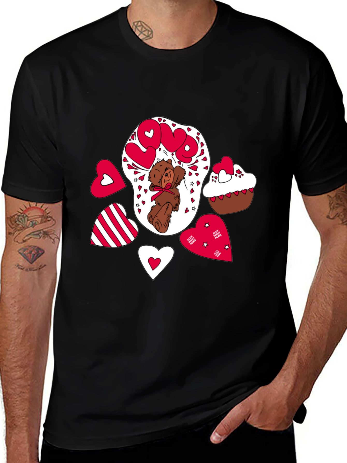 Love Bear T-Shirt Valentines Day