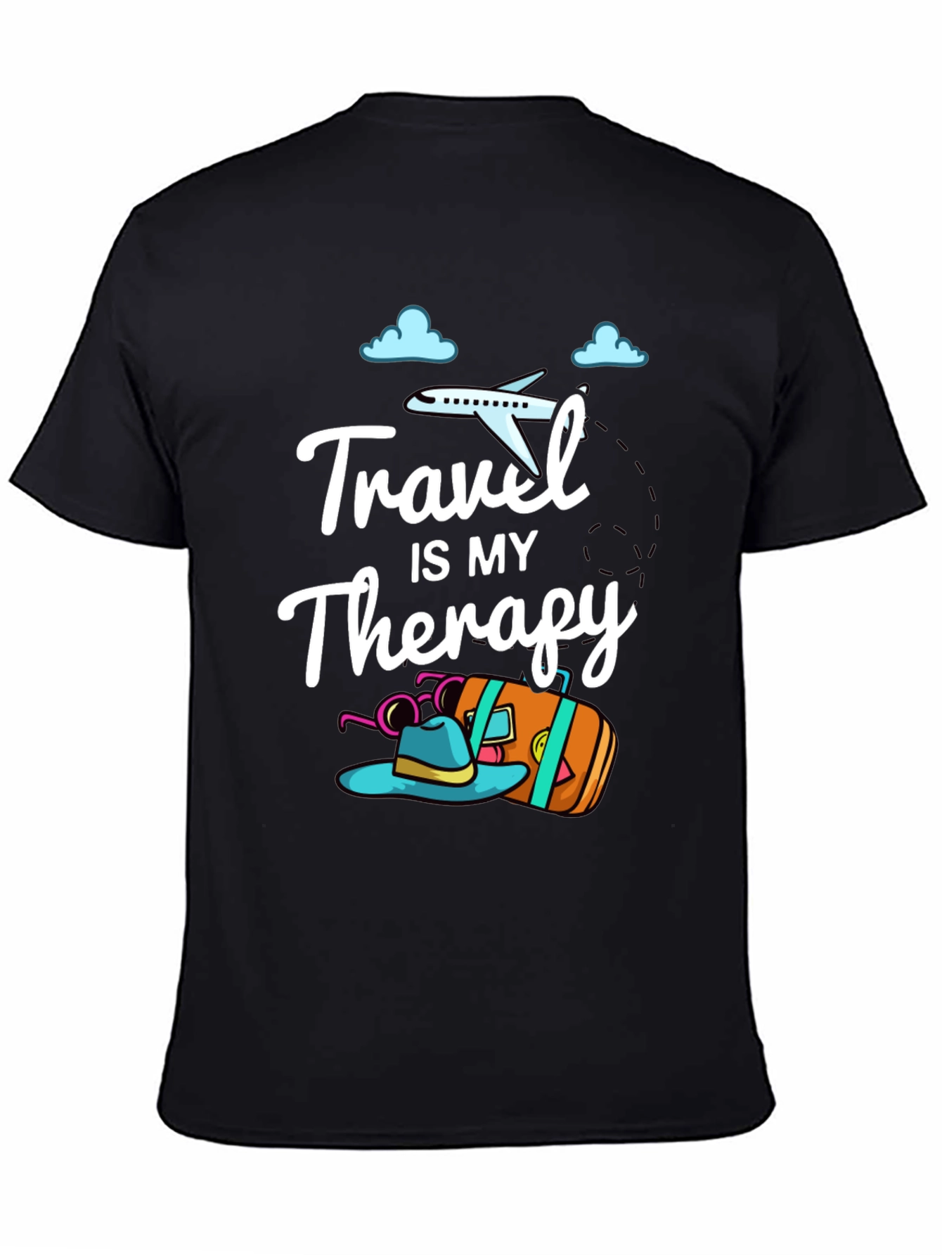 Travel Therapy Graphic Tee - Adventure Awaits!