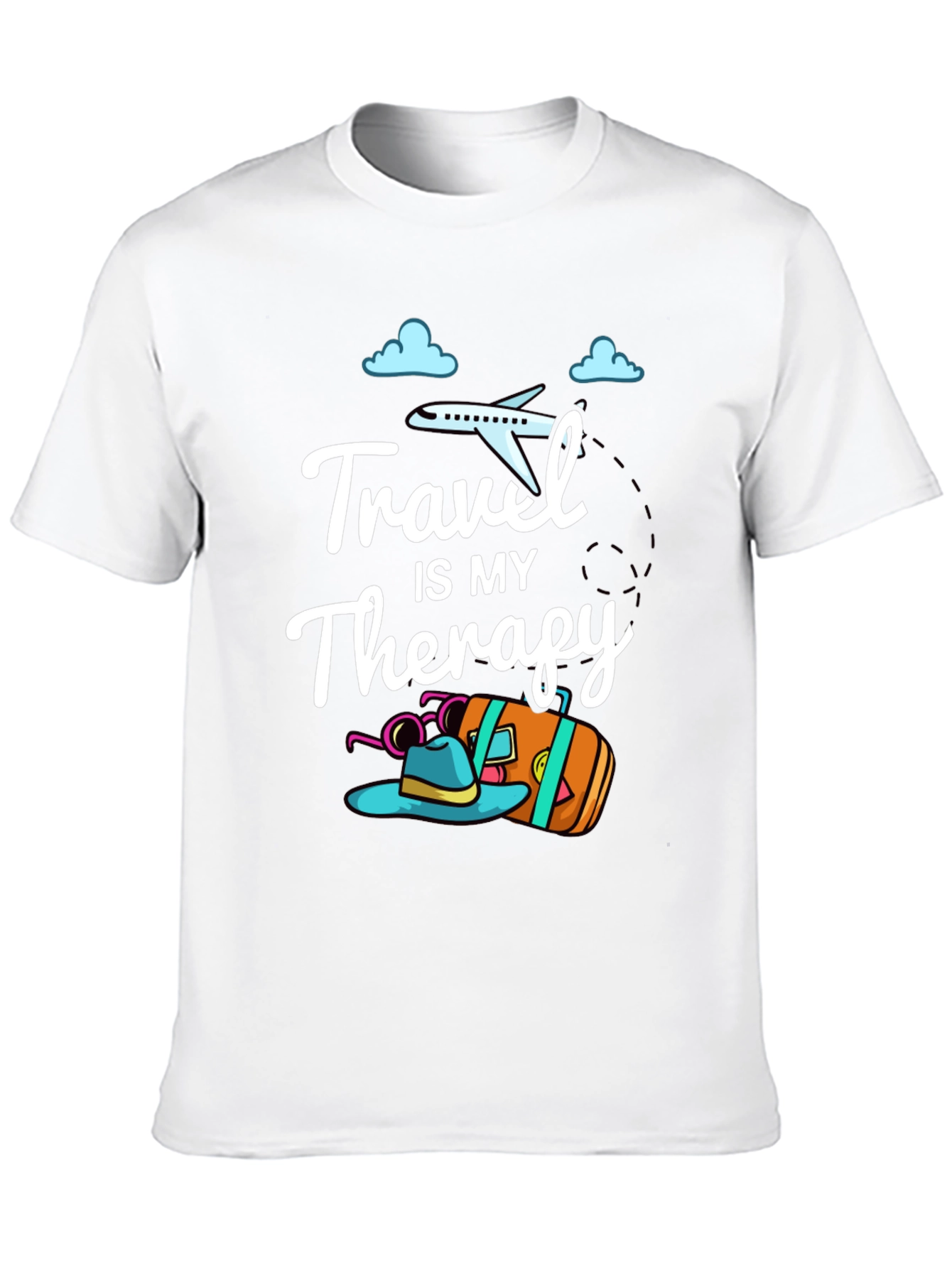 Travel Therapy Graphic Tee - Adventure Awaits!