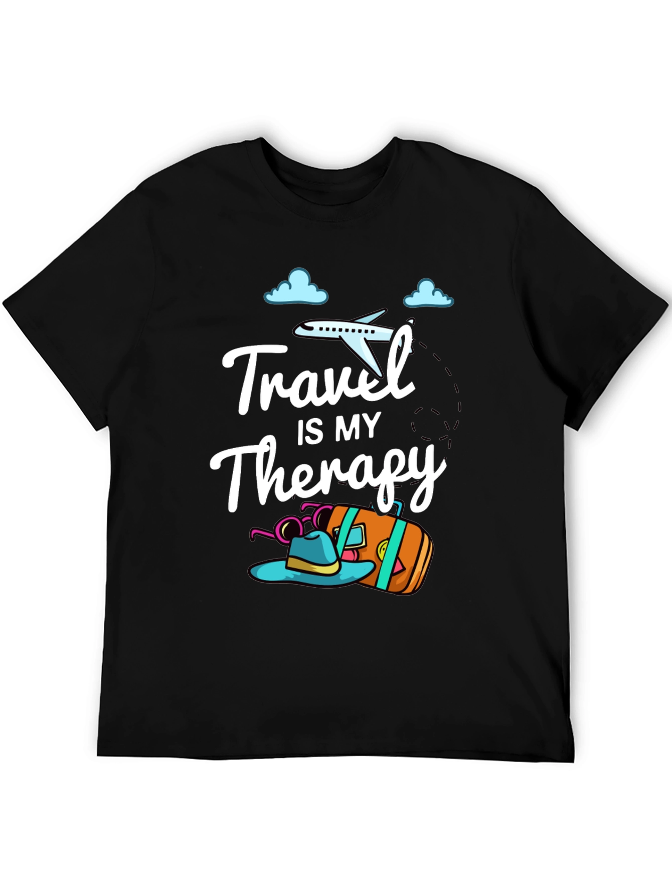 Travel Therapy Graphic Tee - Adventure Awaits!