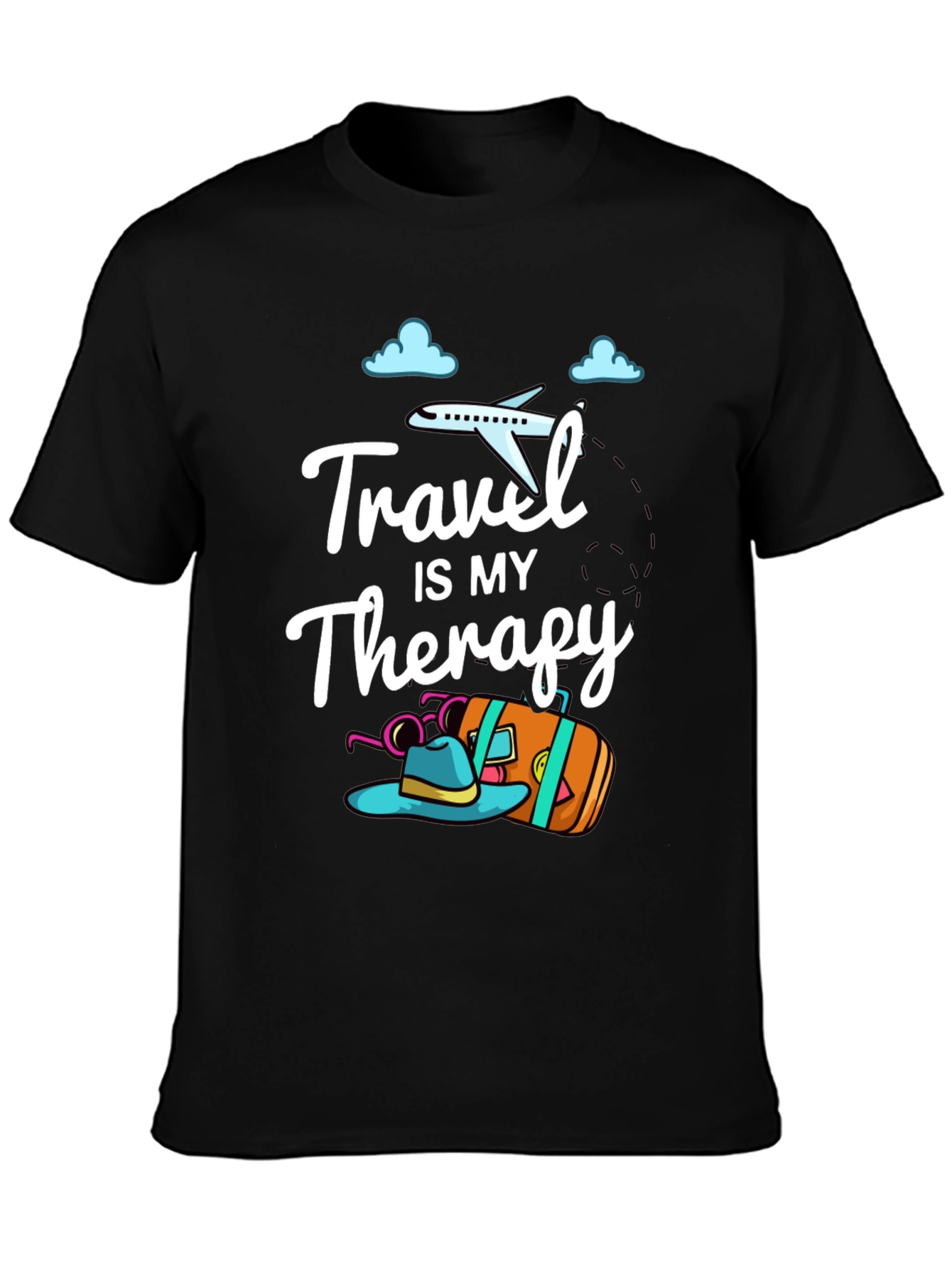 Travel Therapy Graphic Tee - Adventure Awaits!