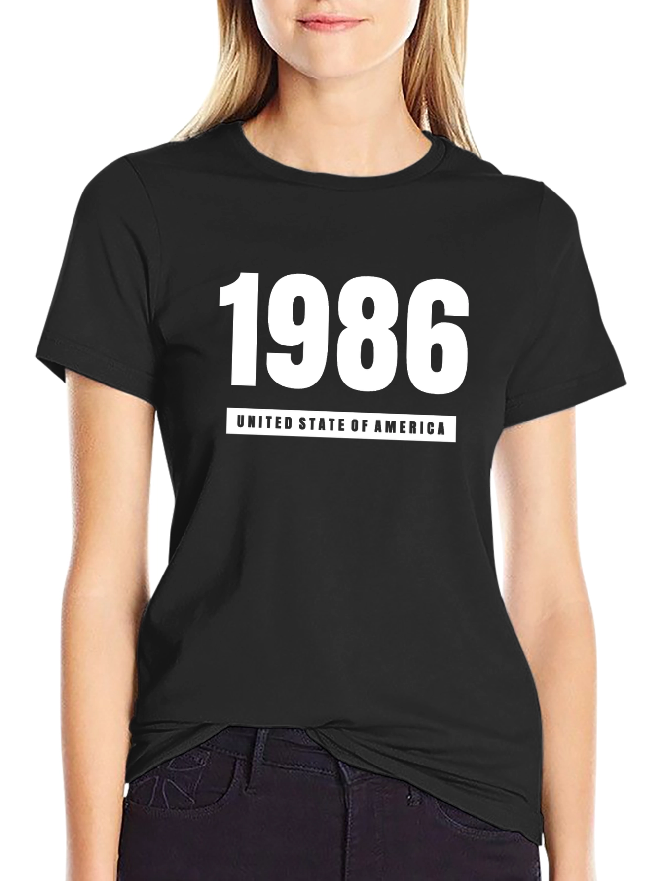 1986 USA Graphic Tee - Retro Style
