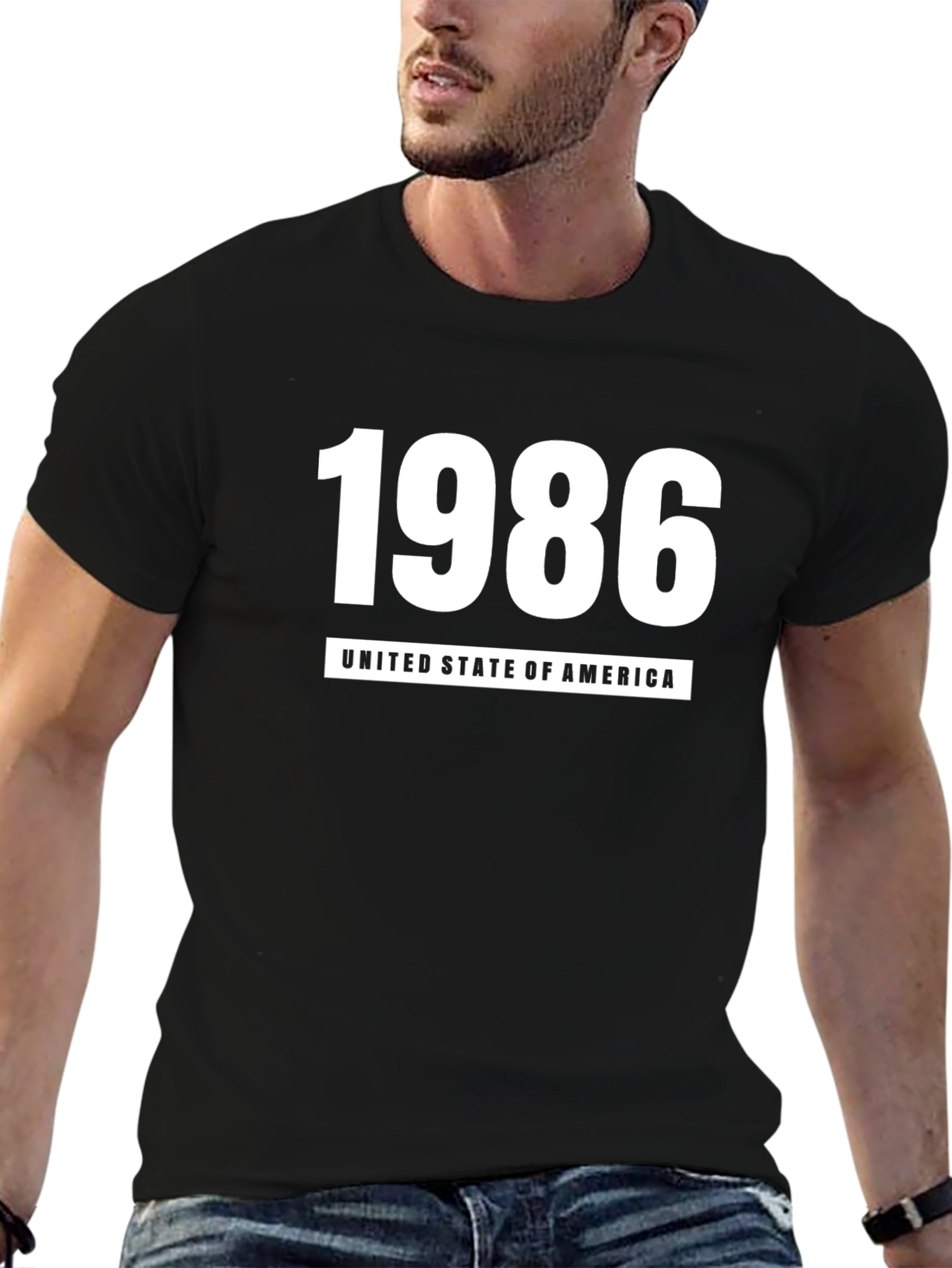 1986 USA Graphic Tee - Retro Style