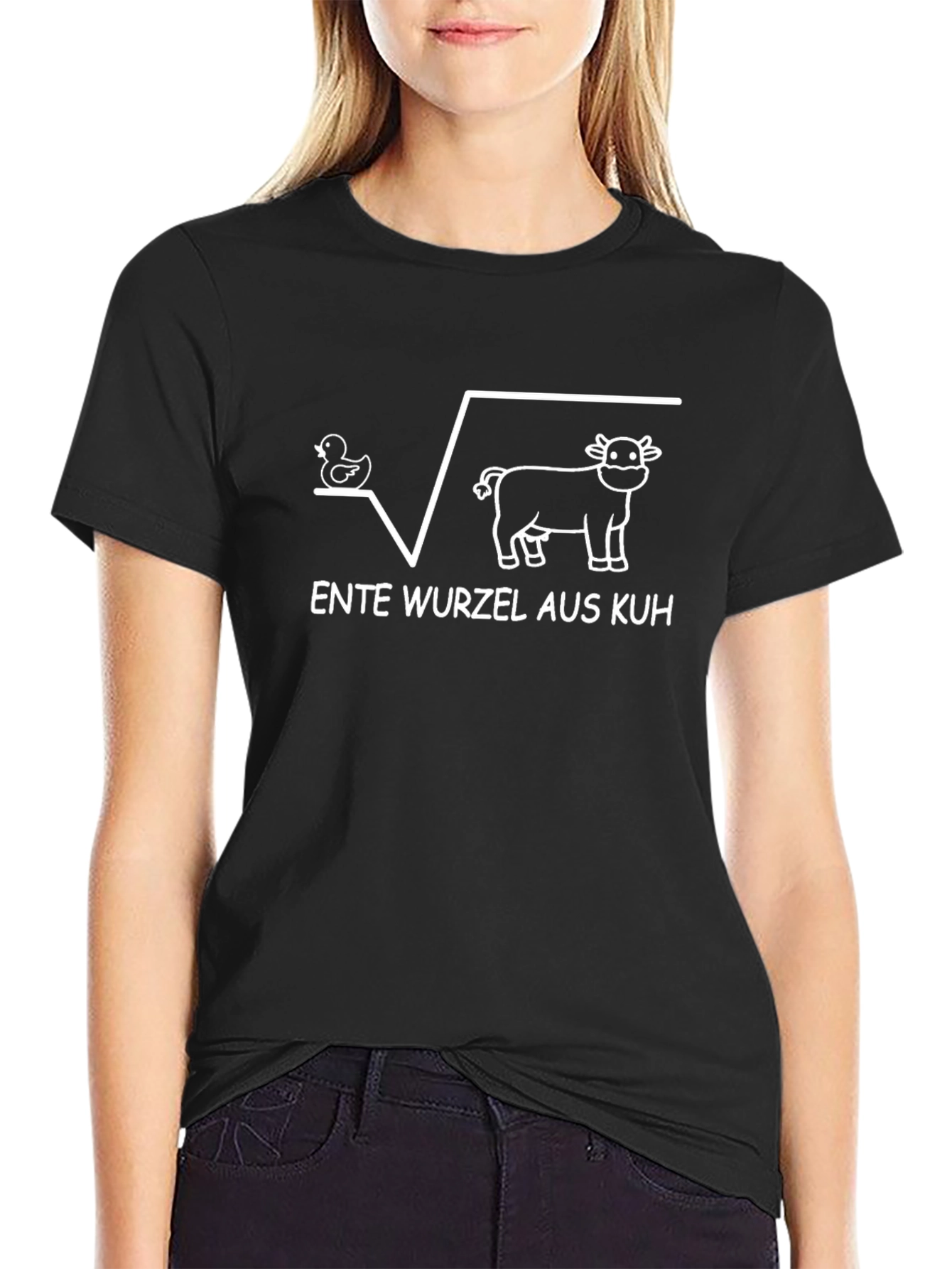 Duck Root Cow Graphic T-Shirt