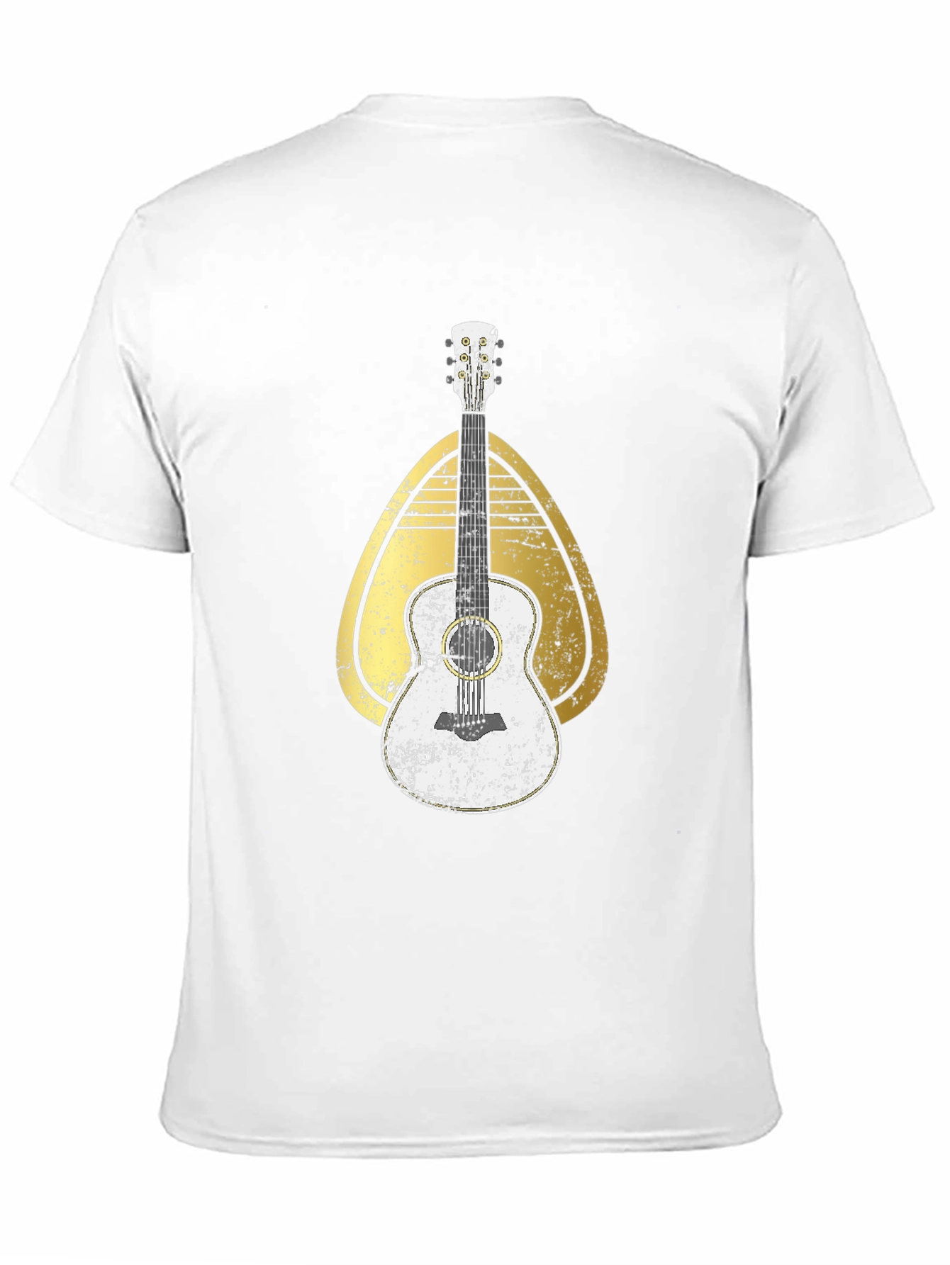 Guitar Graphic Tee - Retro Style Music Shirt
