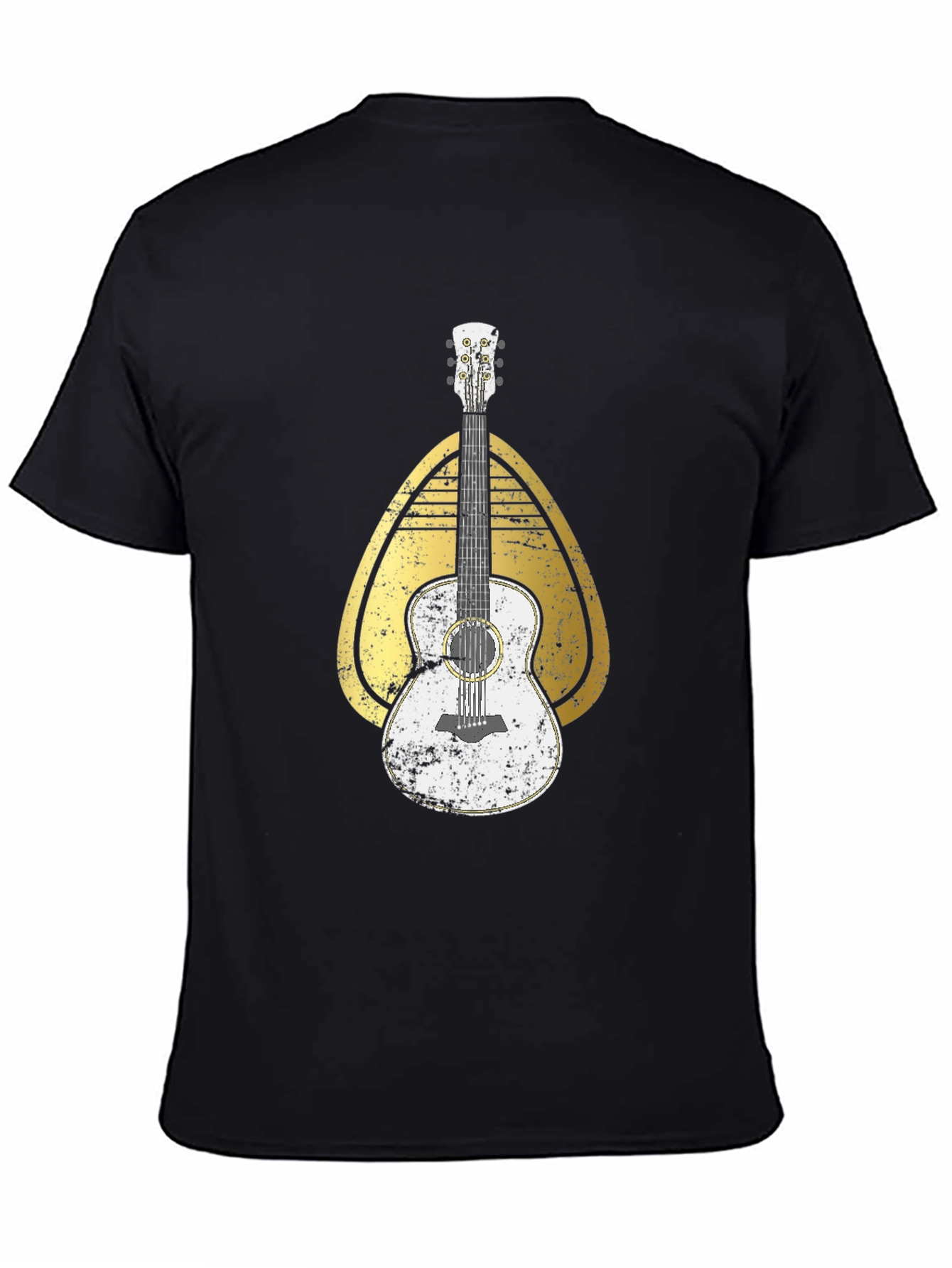 Guitar Graphic Tee - Retro Style Music Shirt