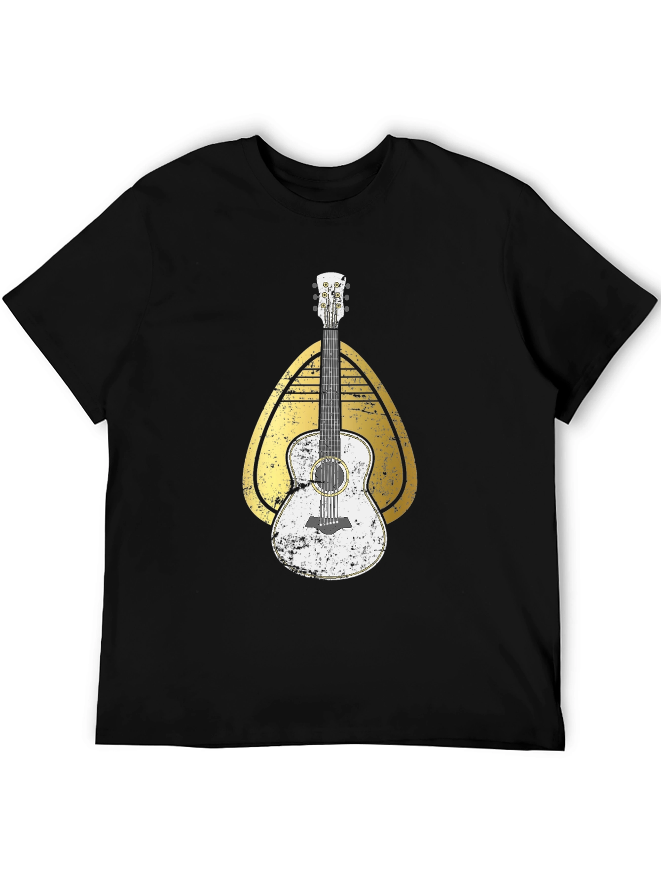 Guitar Graphic Tee - Retro Style Music Shirt