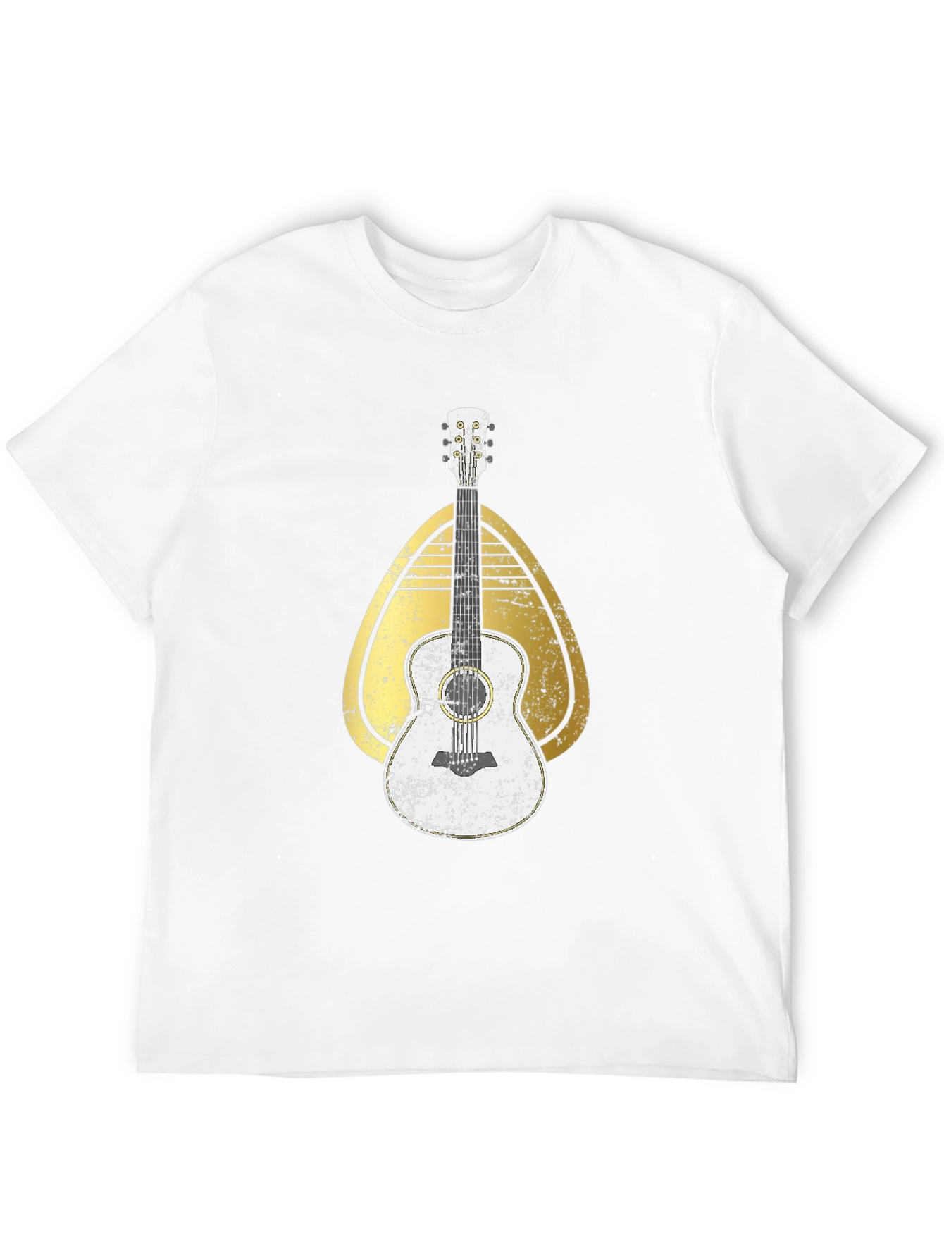 Guitar Graphic Tee - Retro Style Music Shirt