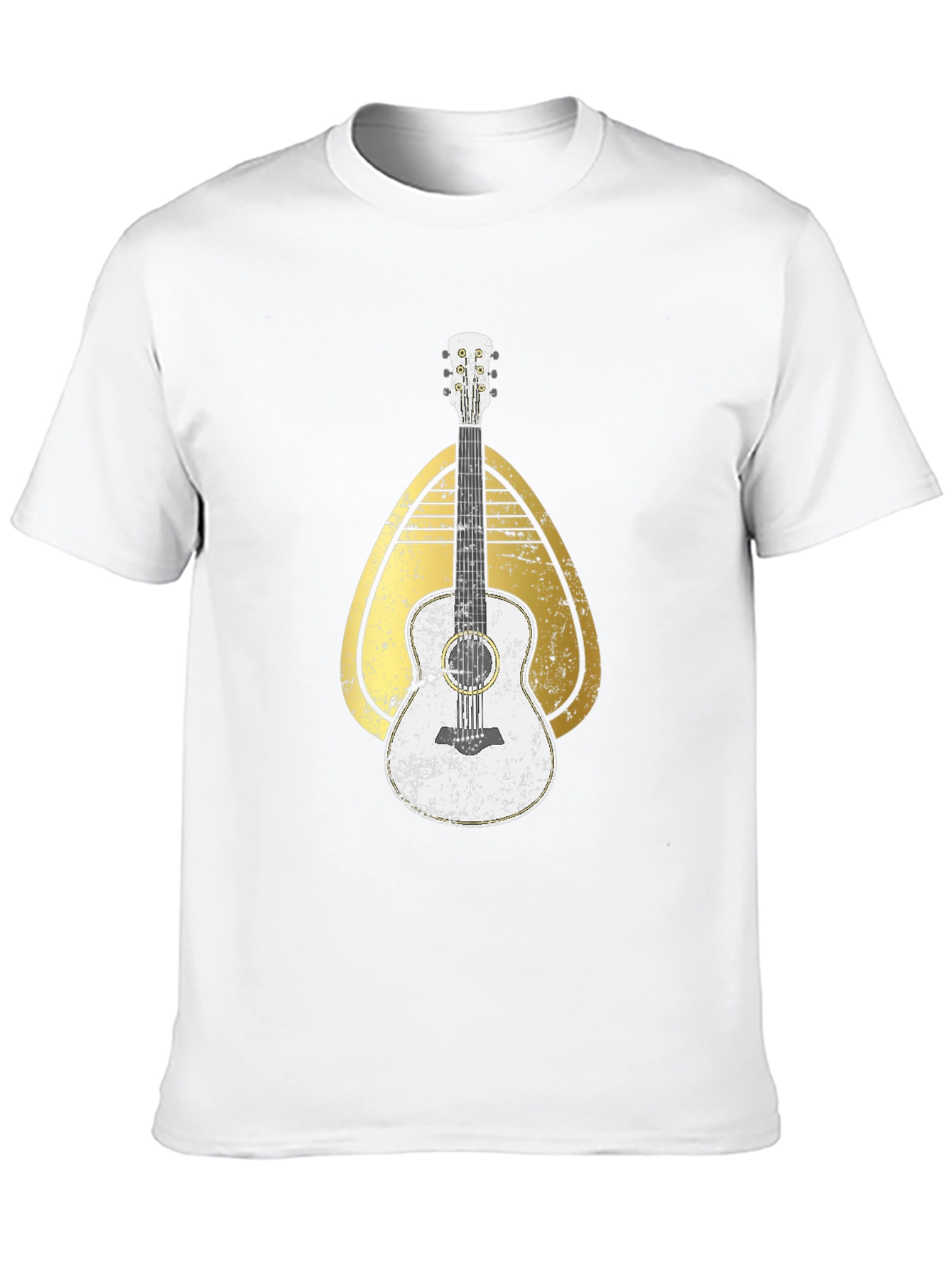 Guitar Graphic Tee - Retro Style Music Shirt