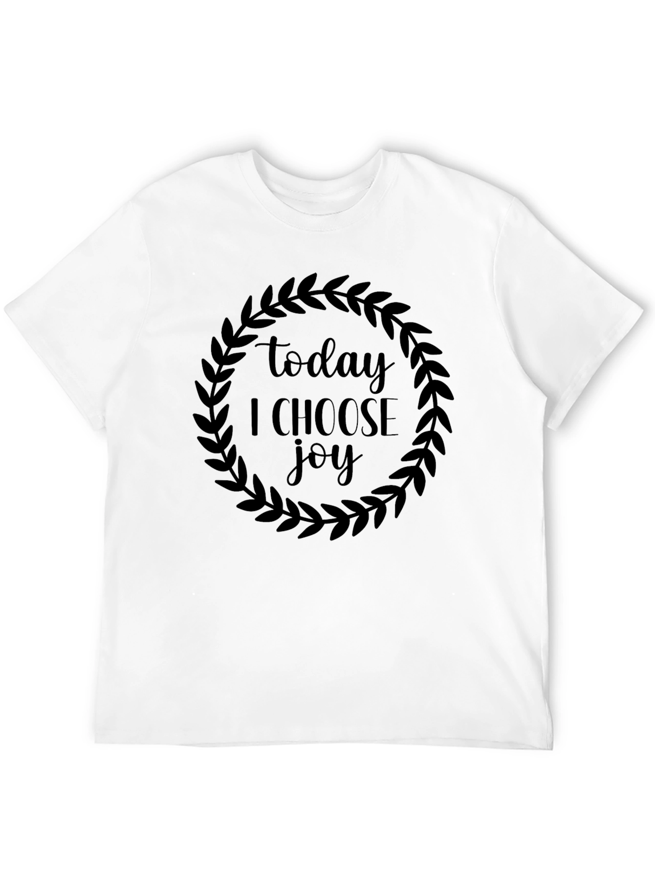 Today I Choose Joy Black Graphic Tee