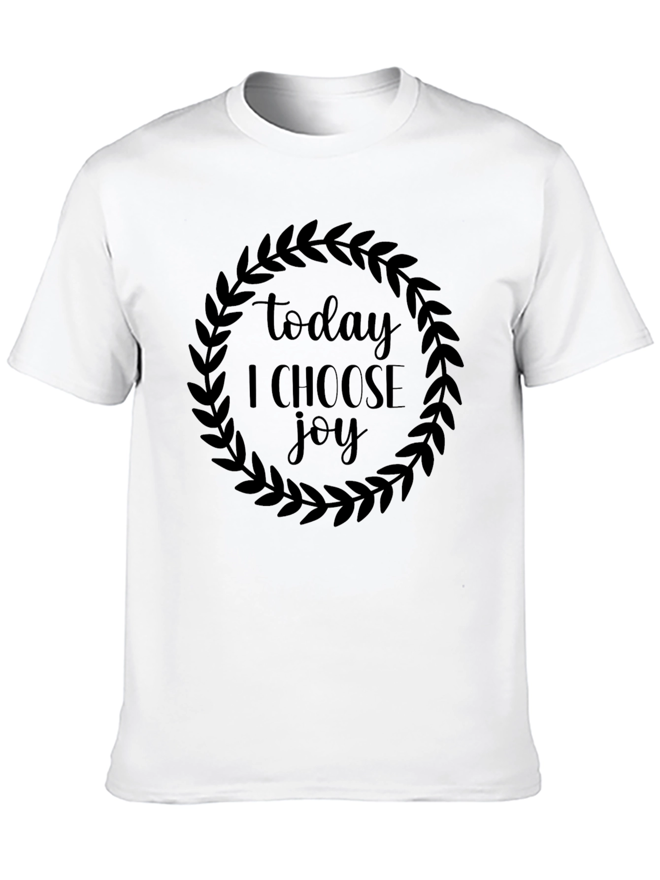 Today I Choose Joy Black Graphic Tee