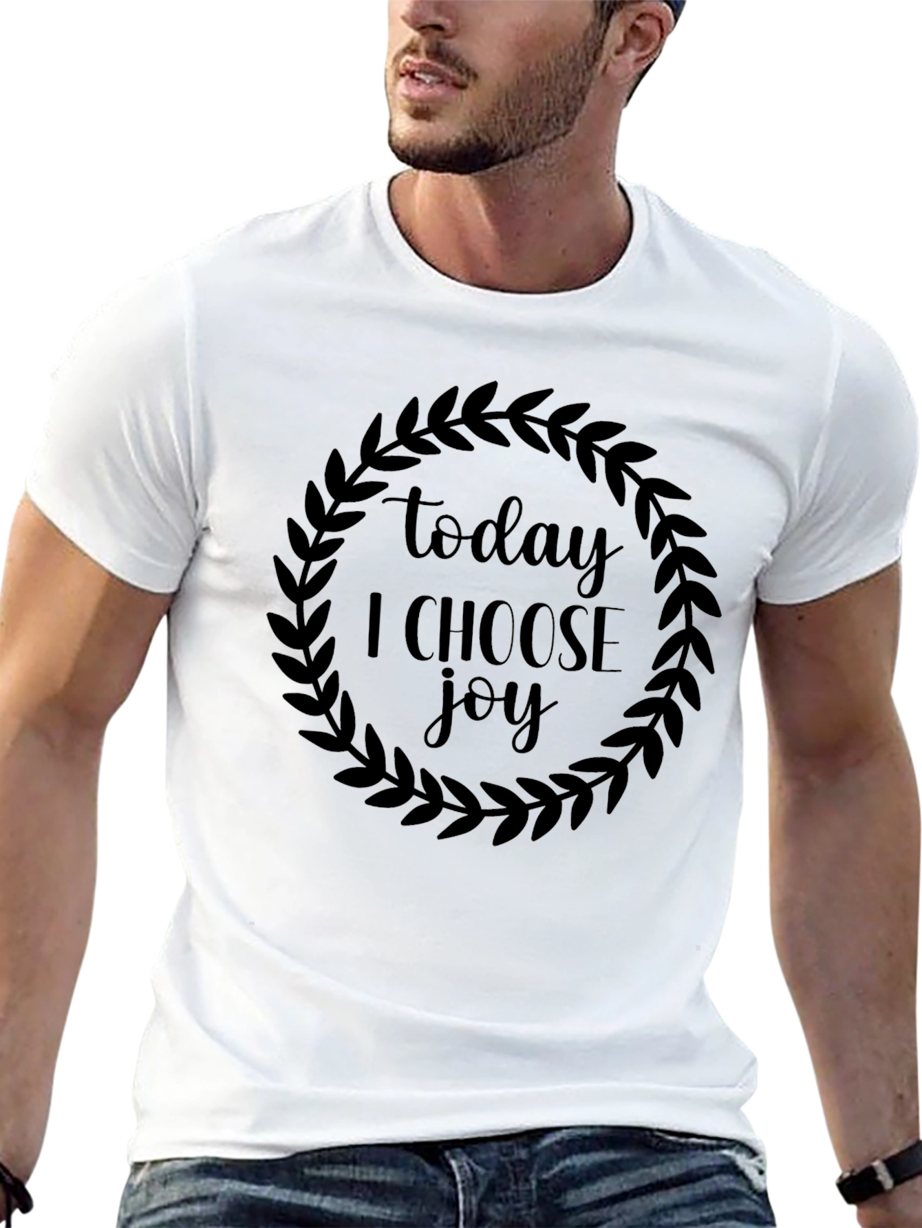 Today I Choose Joy Black Graphic Tee