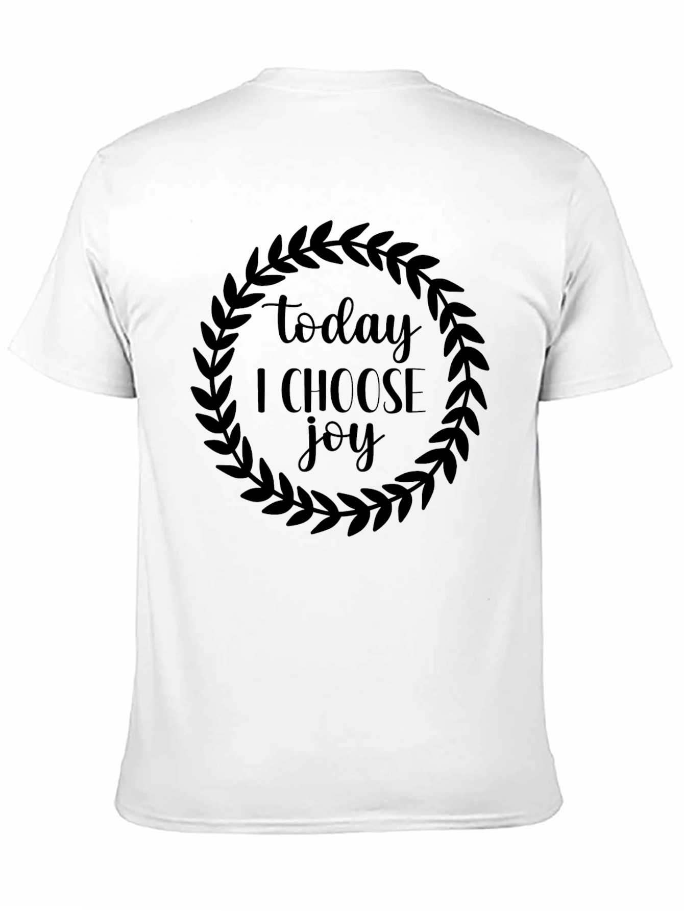 Today I Choose Joy Black Graphic Tee