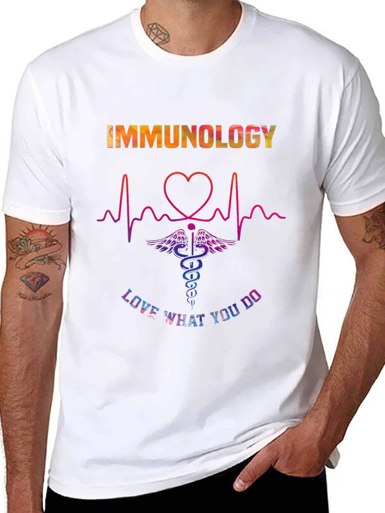 Immunology Heartbeat T-Shirt - Love What You Do