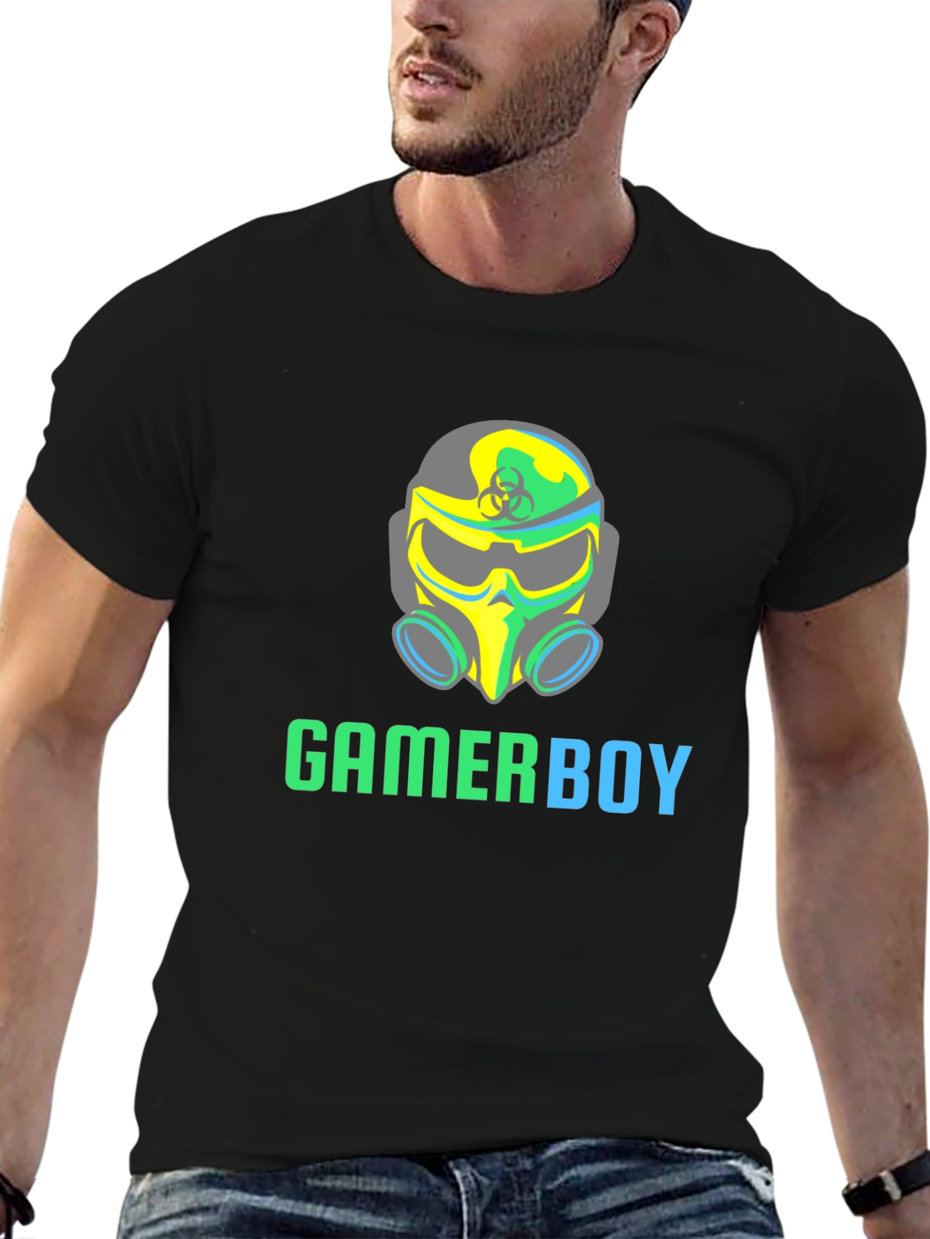 Gamerboy Biohazard Graphic Tee - Black
