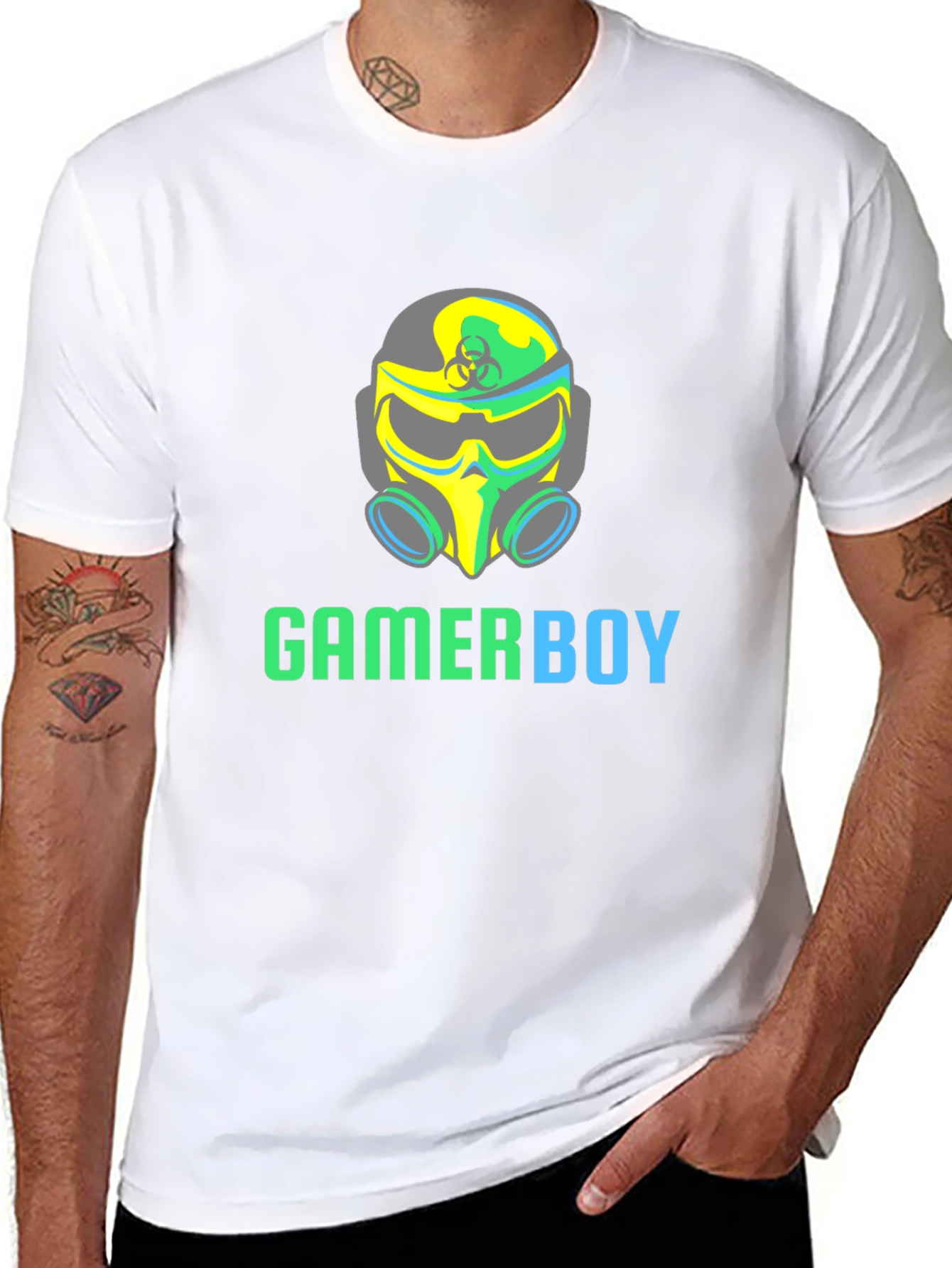 Gamerboy Biohazard Graphic Tee - Black