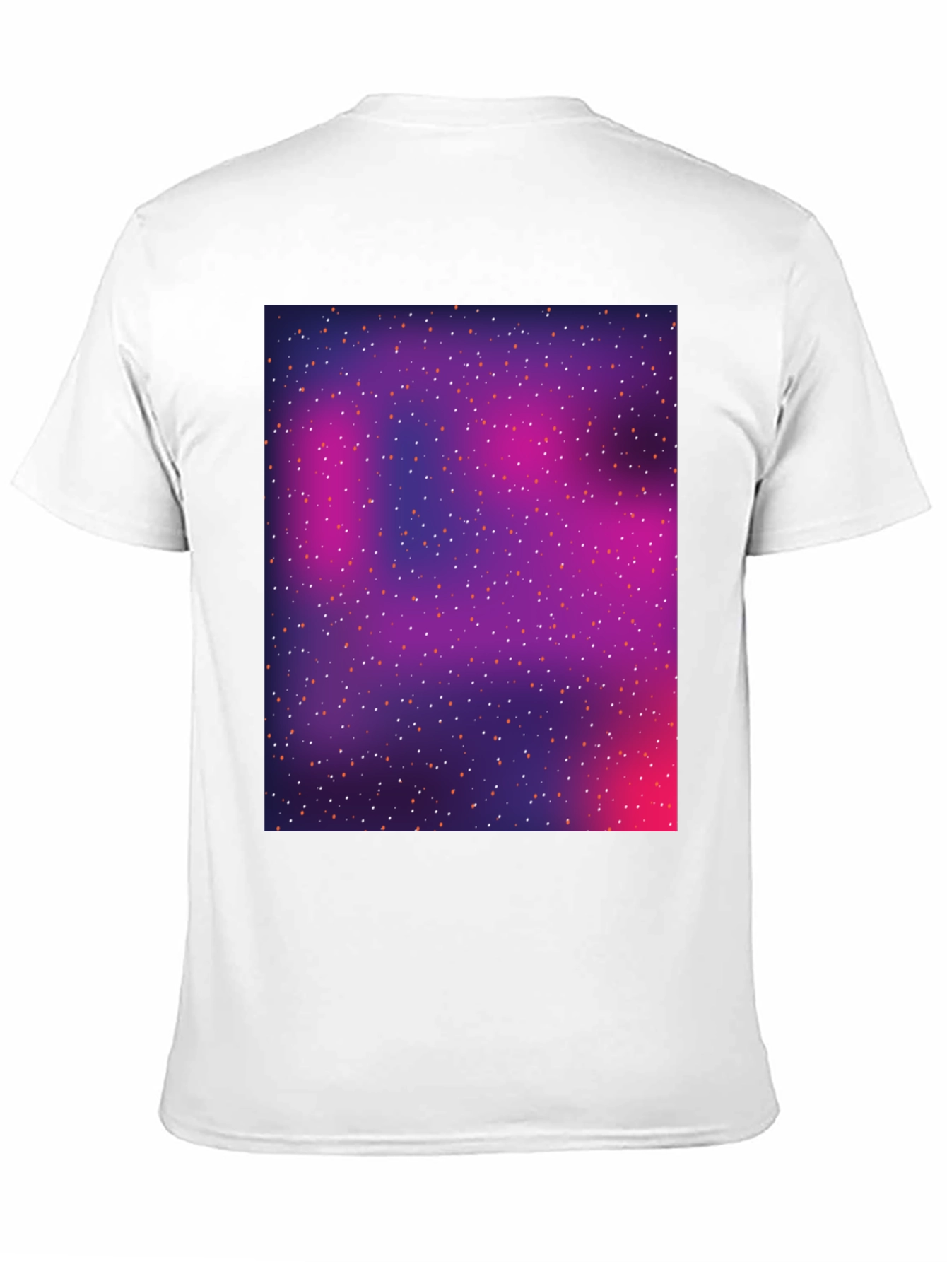 Galaxy Print Black T-Shirt - Stylish Space Design