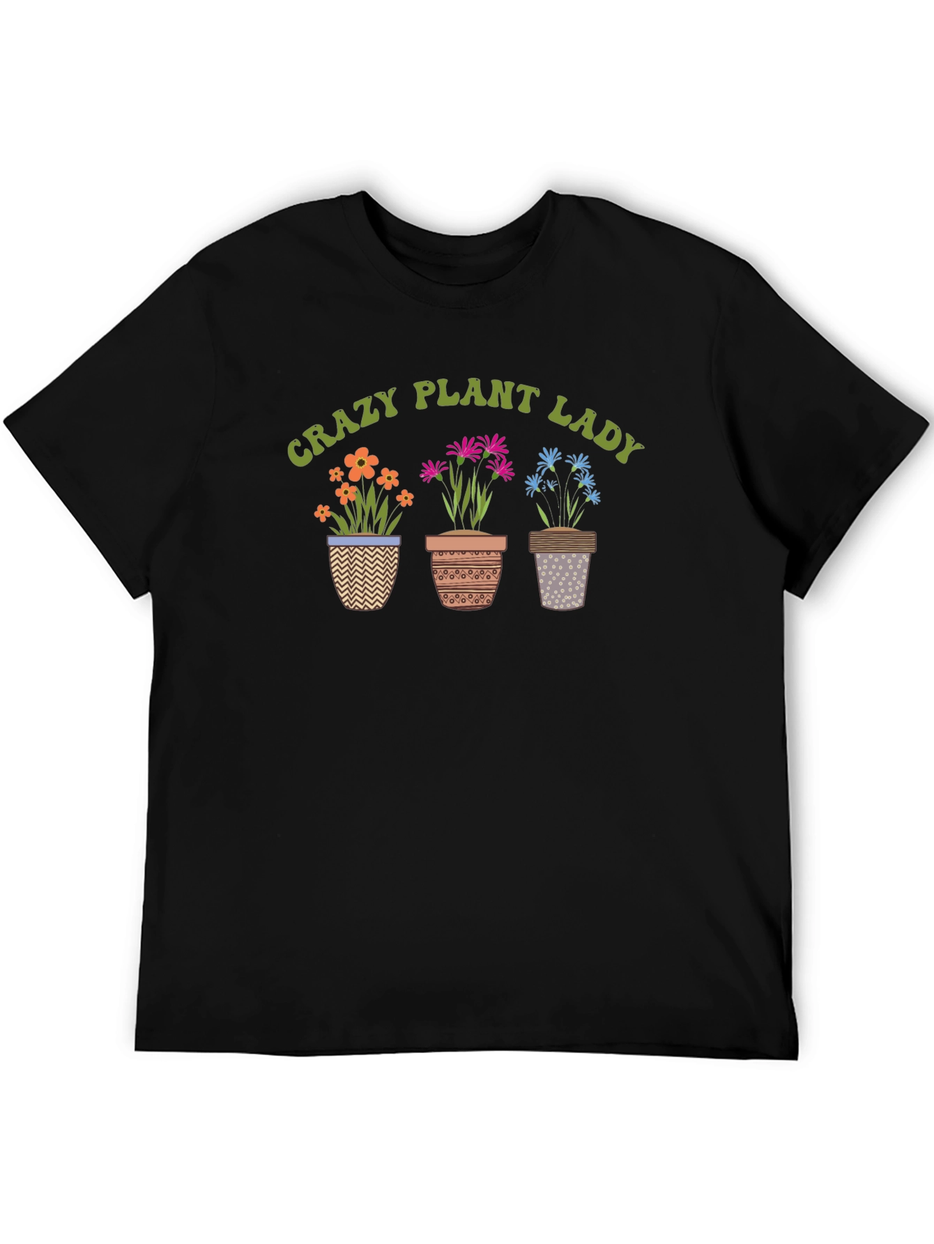 Crazy Plant Lady Graphic Tee - Gardening Humor