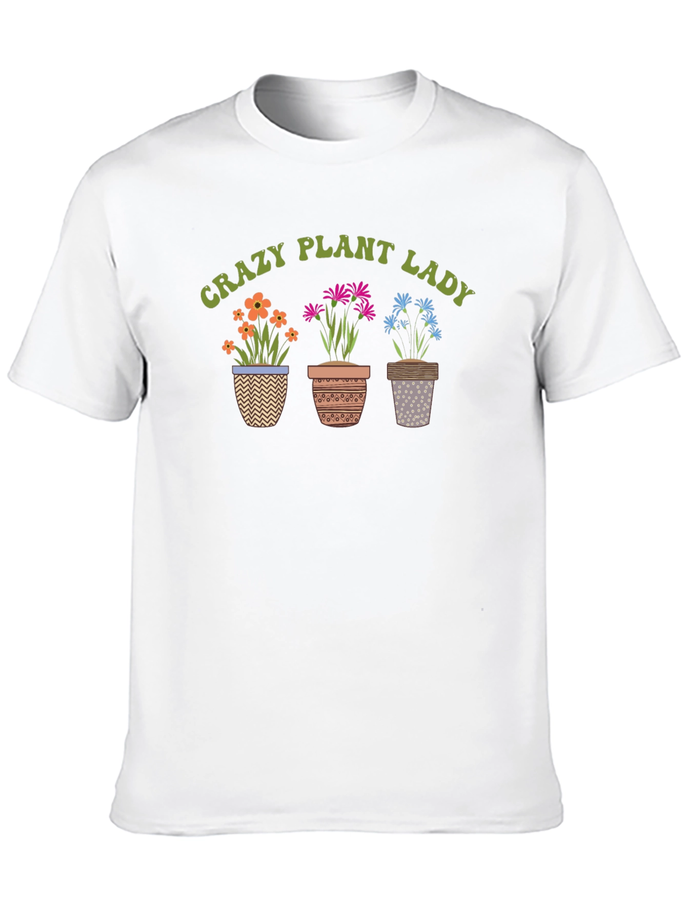 Crazy Plant Lady Graphic Tee - Gardening Humor