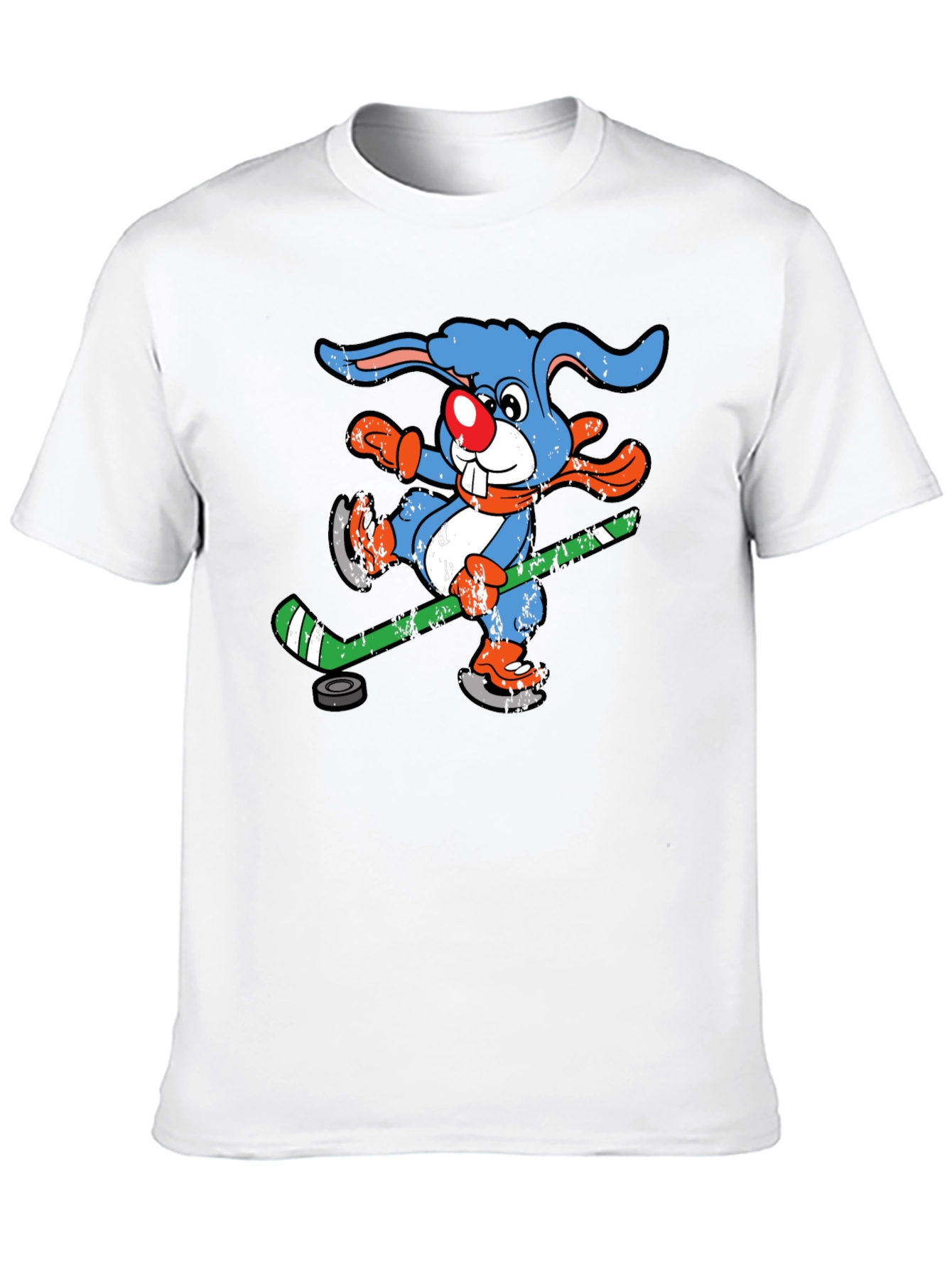 Funny Hockey Bunny T-Shirt