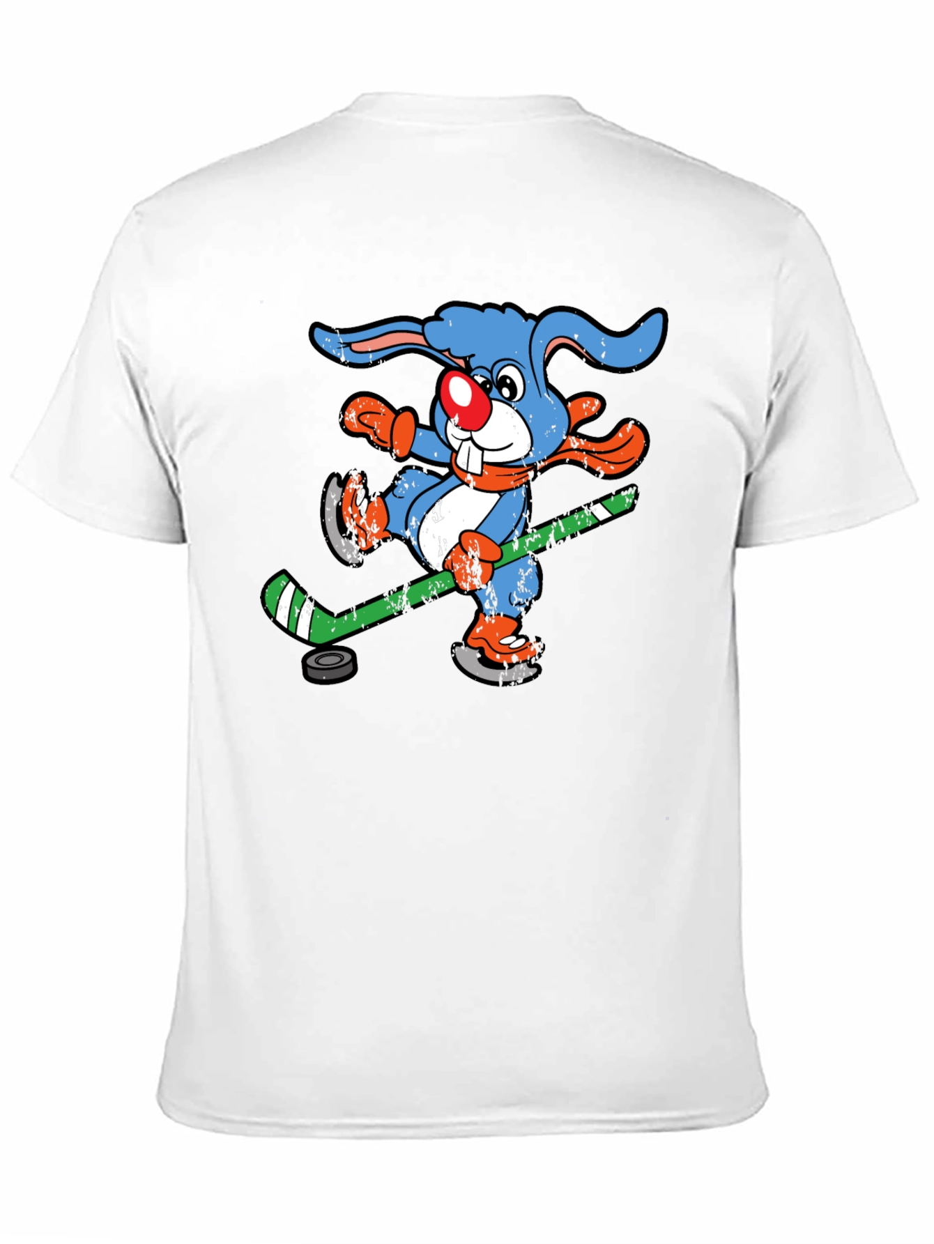 Funny Hockey Bunny T-Shirt