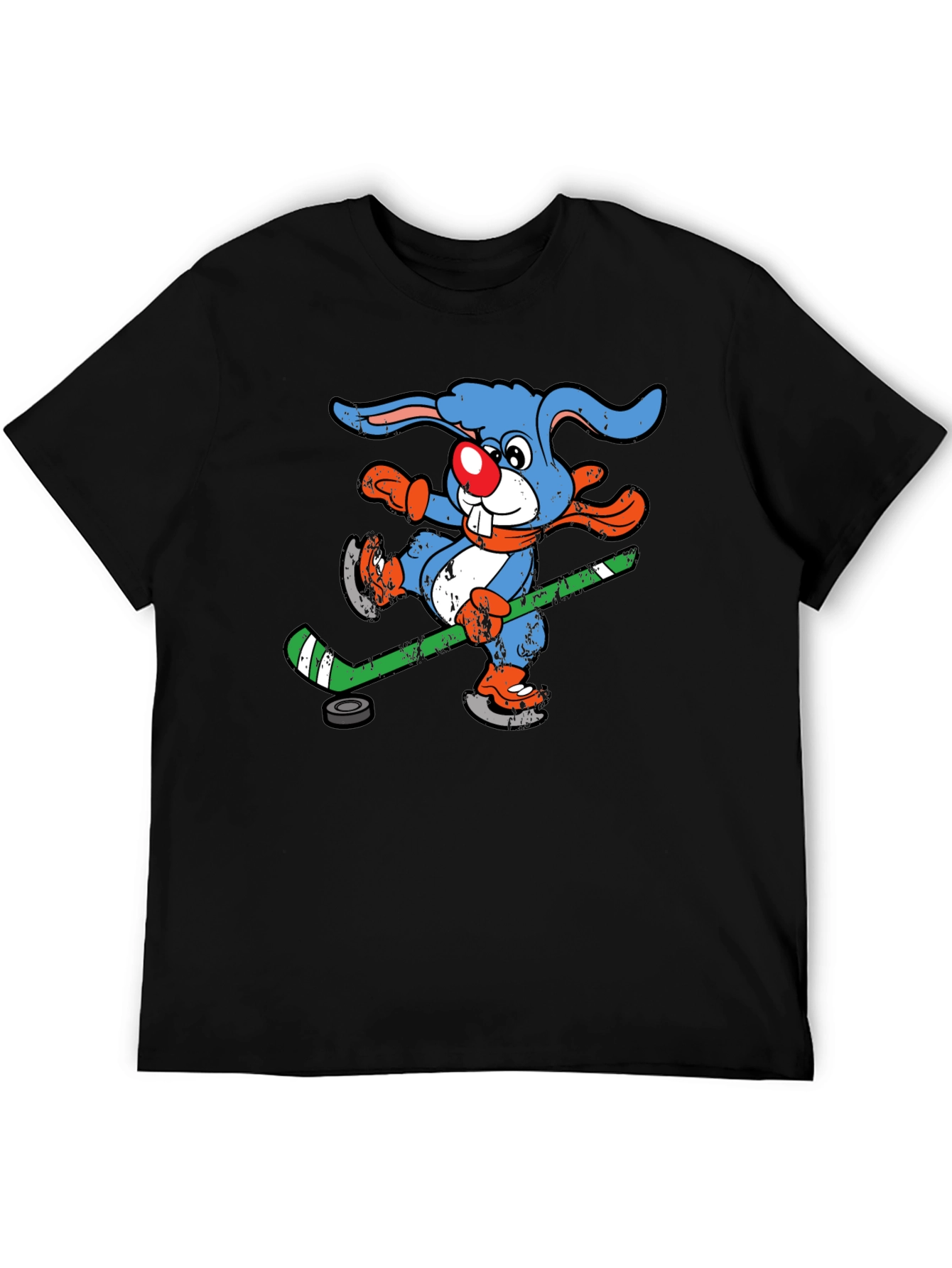 Funny Hockey Bunny T-Shirt