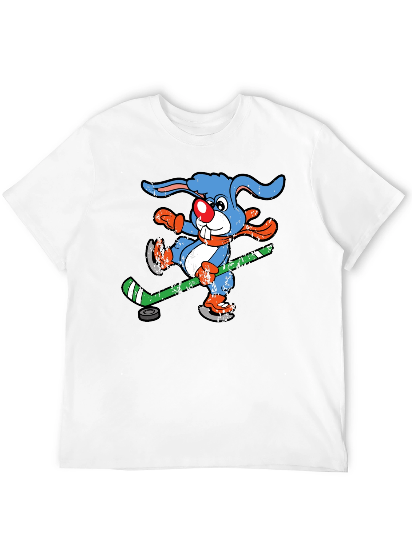 Funny Hockey Bunny T-Shirt