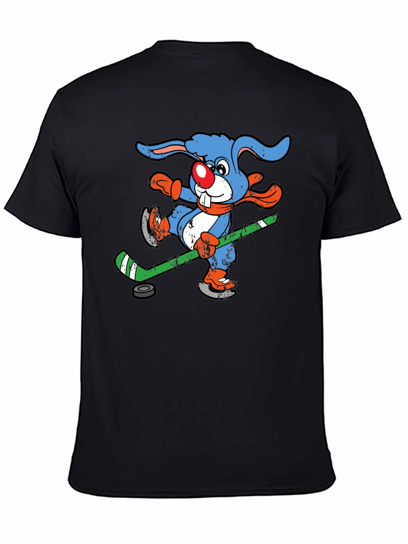 Funny Hockey Bunny T-Shirt