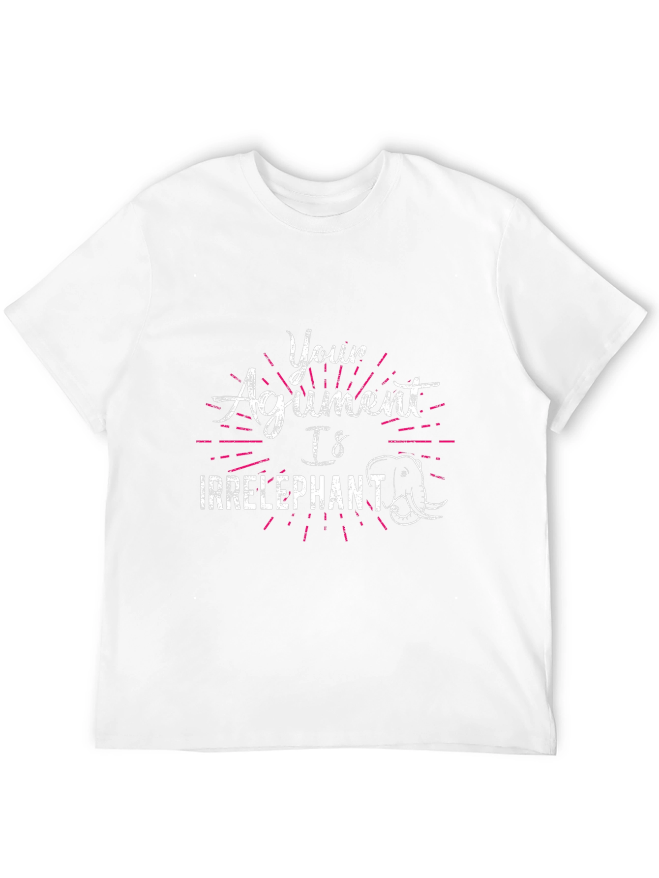 Irrelephant Humor Graphic T-Shirt