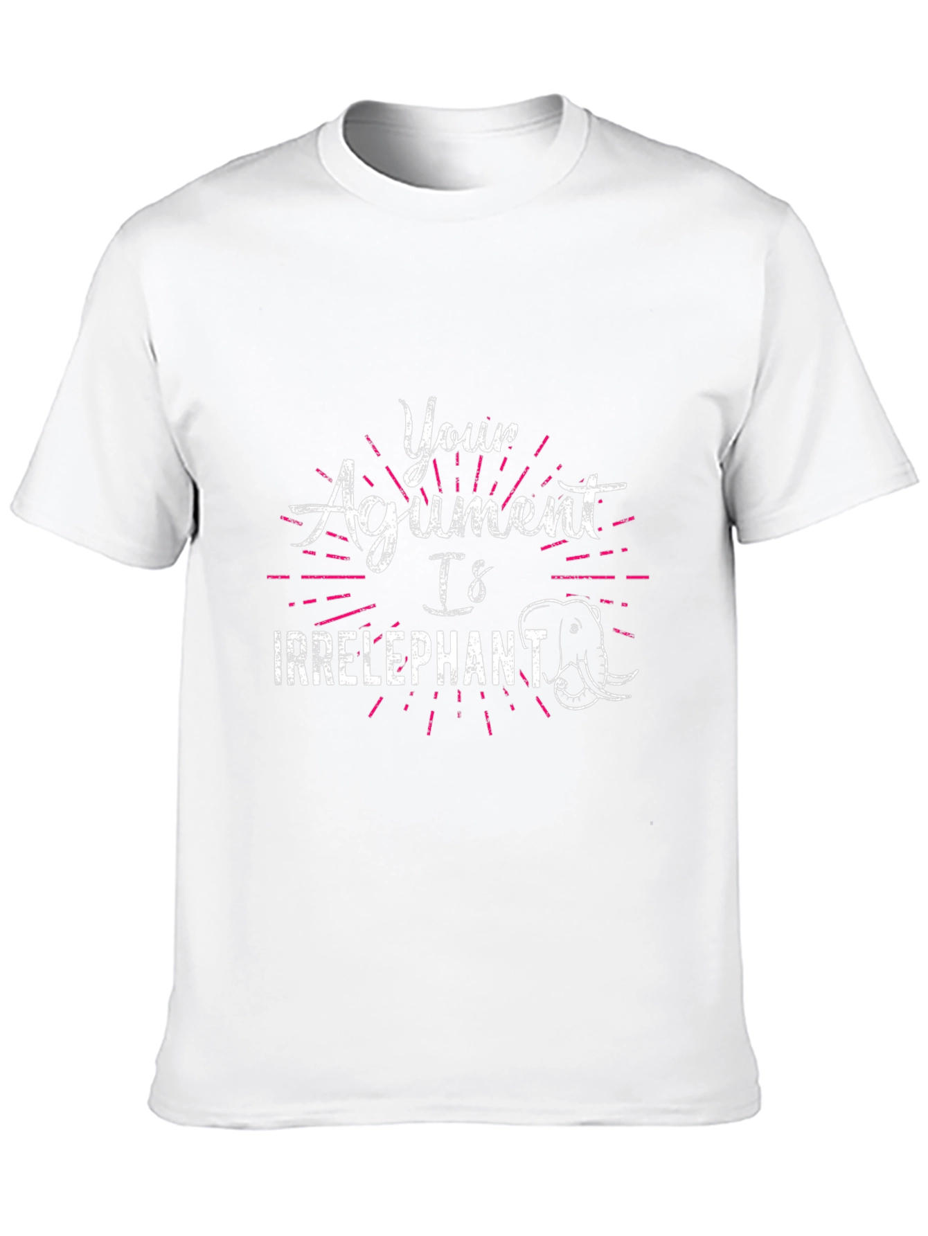 Irrelephant Humor Graphic T-Shirt