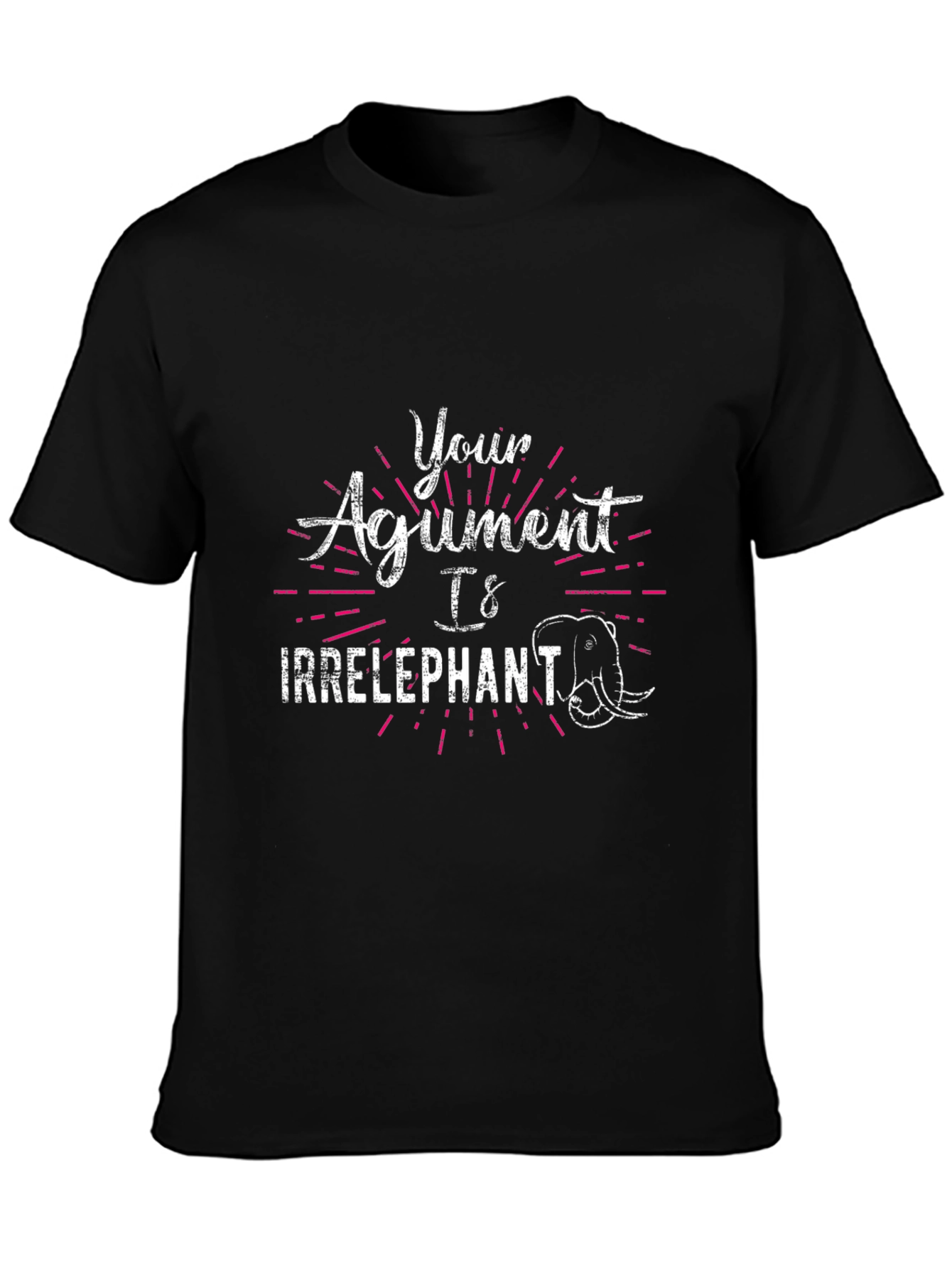 Irrelephant Humor Graphic T-Shirt