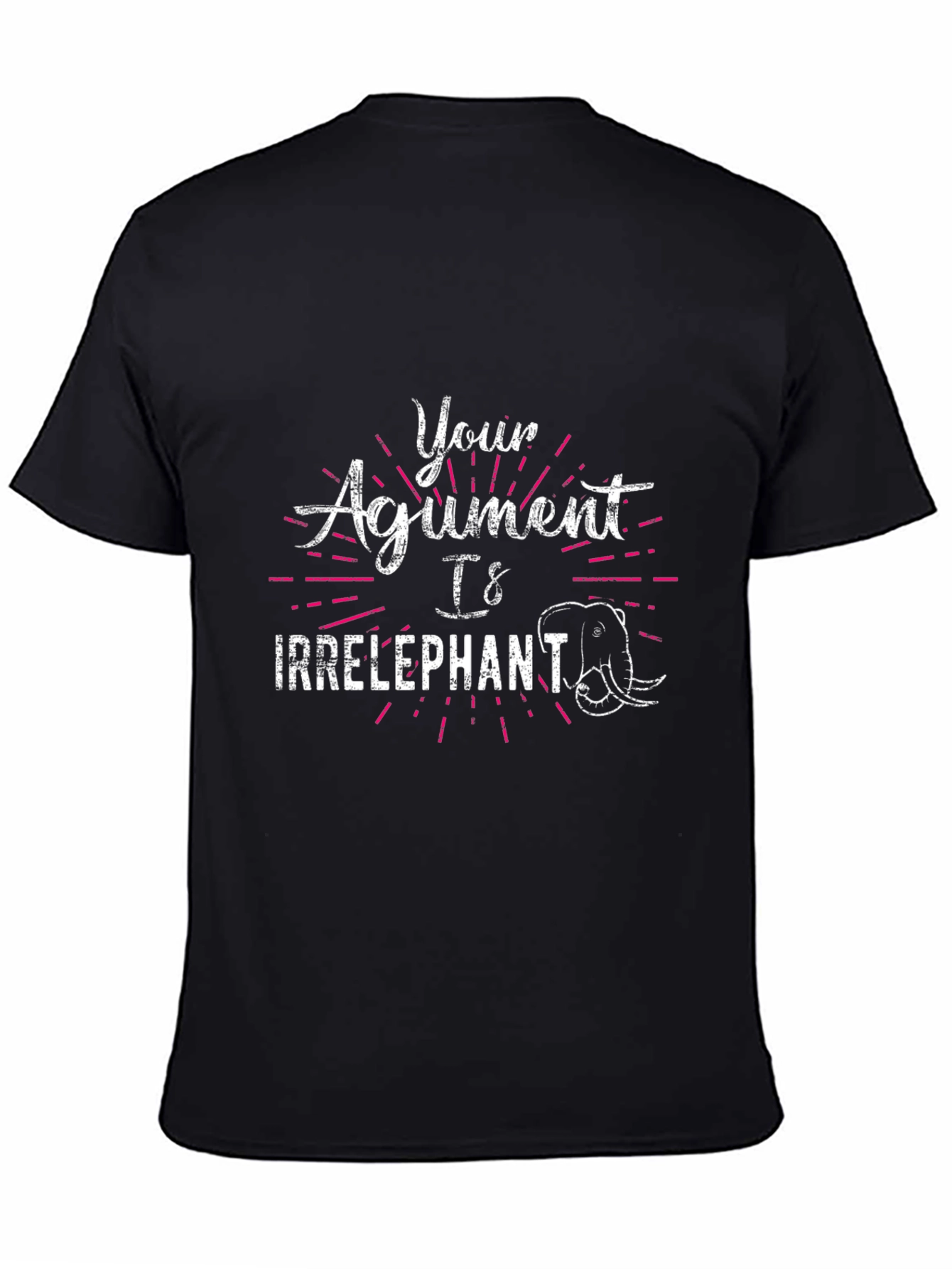 Irrelephant Humor Graphic T-Shirt
