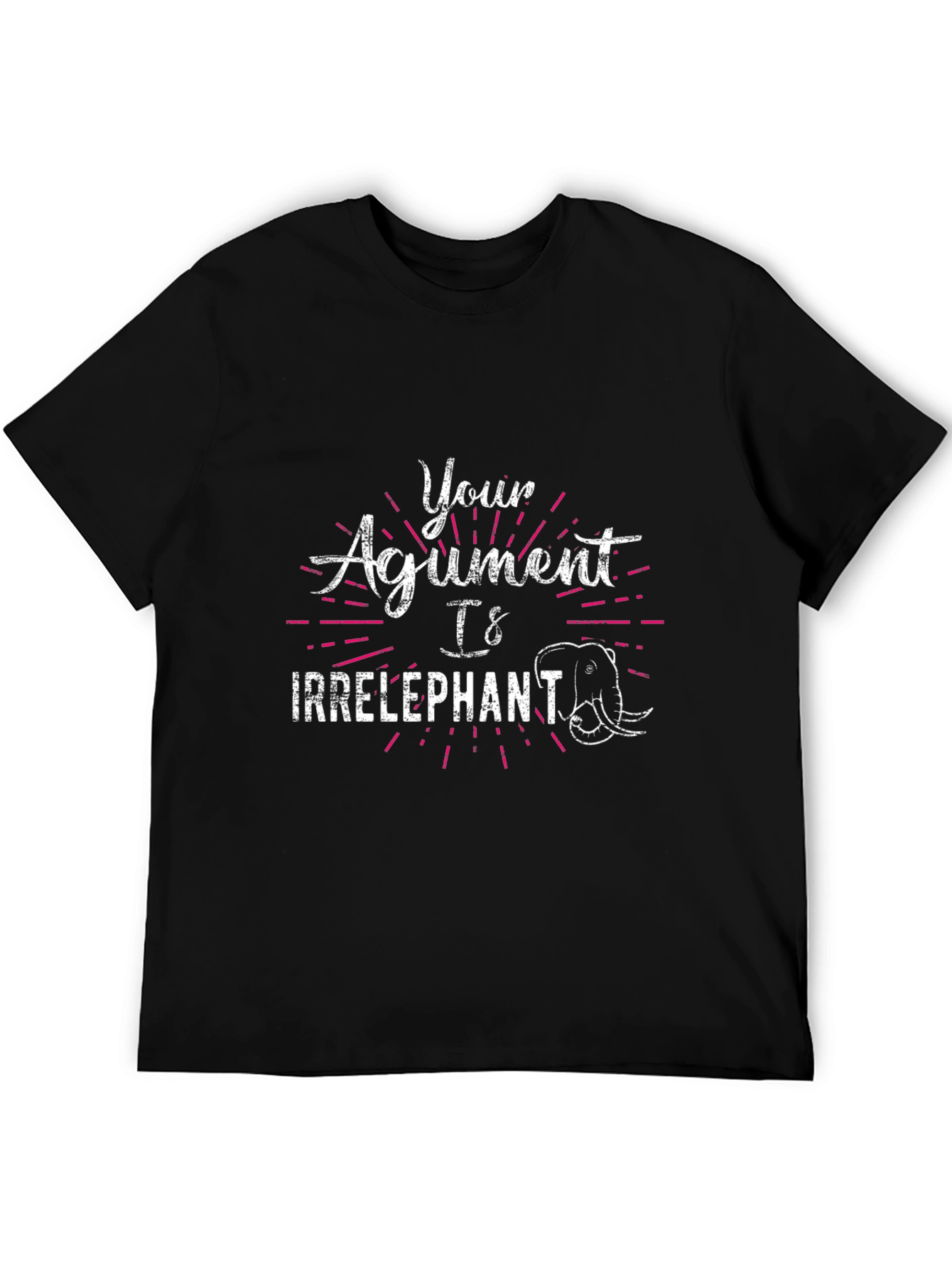 Irrelephant Humor Graphic T-Shirt