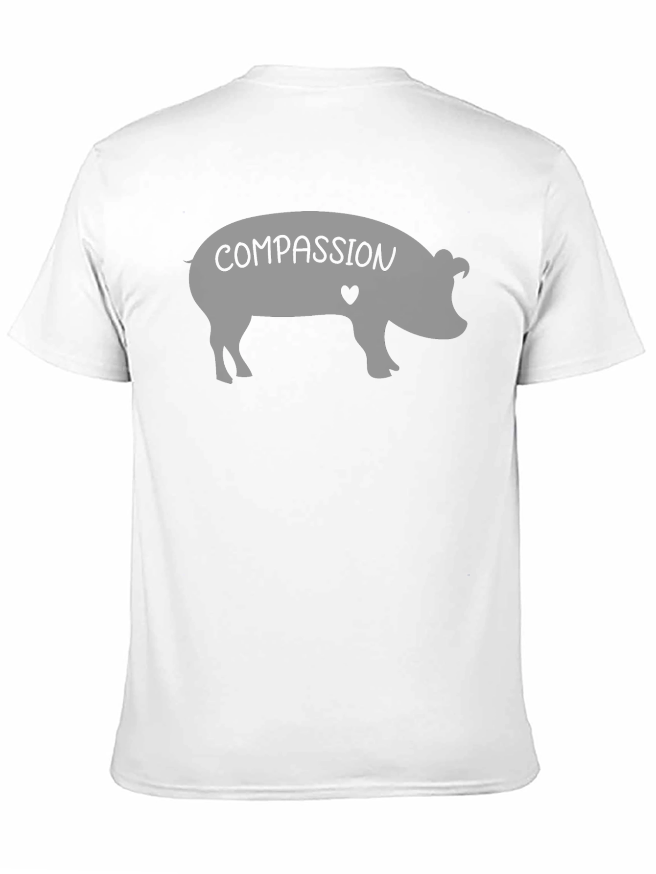Compassion Pig T-Shirt - Black Graphic Tee