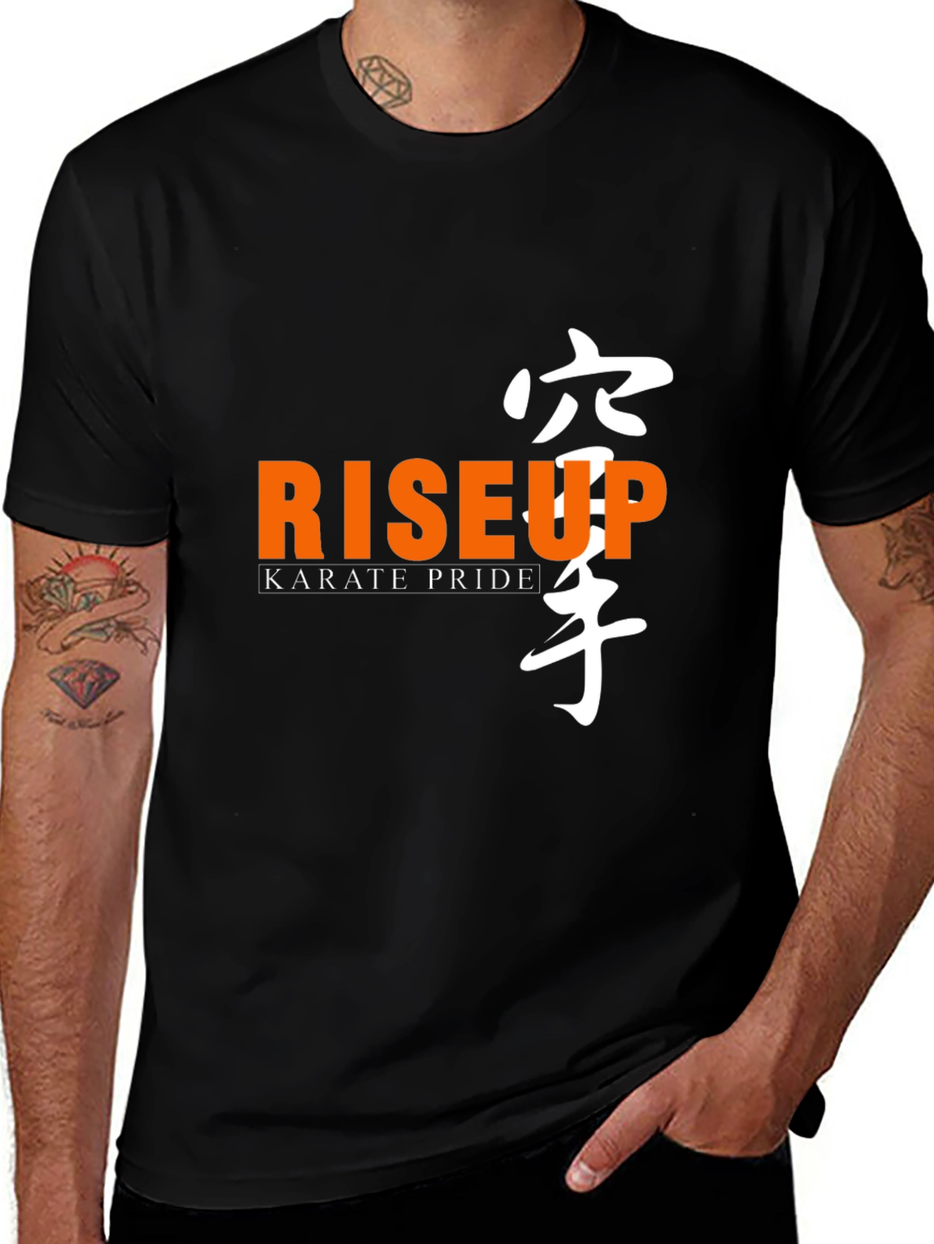 Karate Pride Graphic Tee - Rise Up T-Shirt