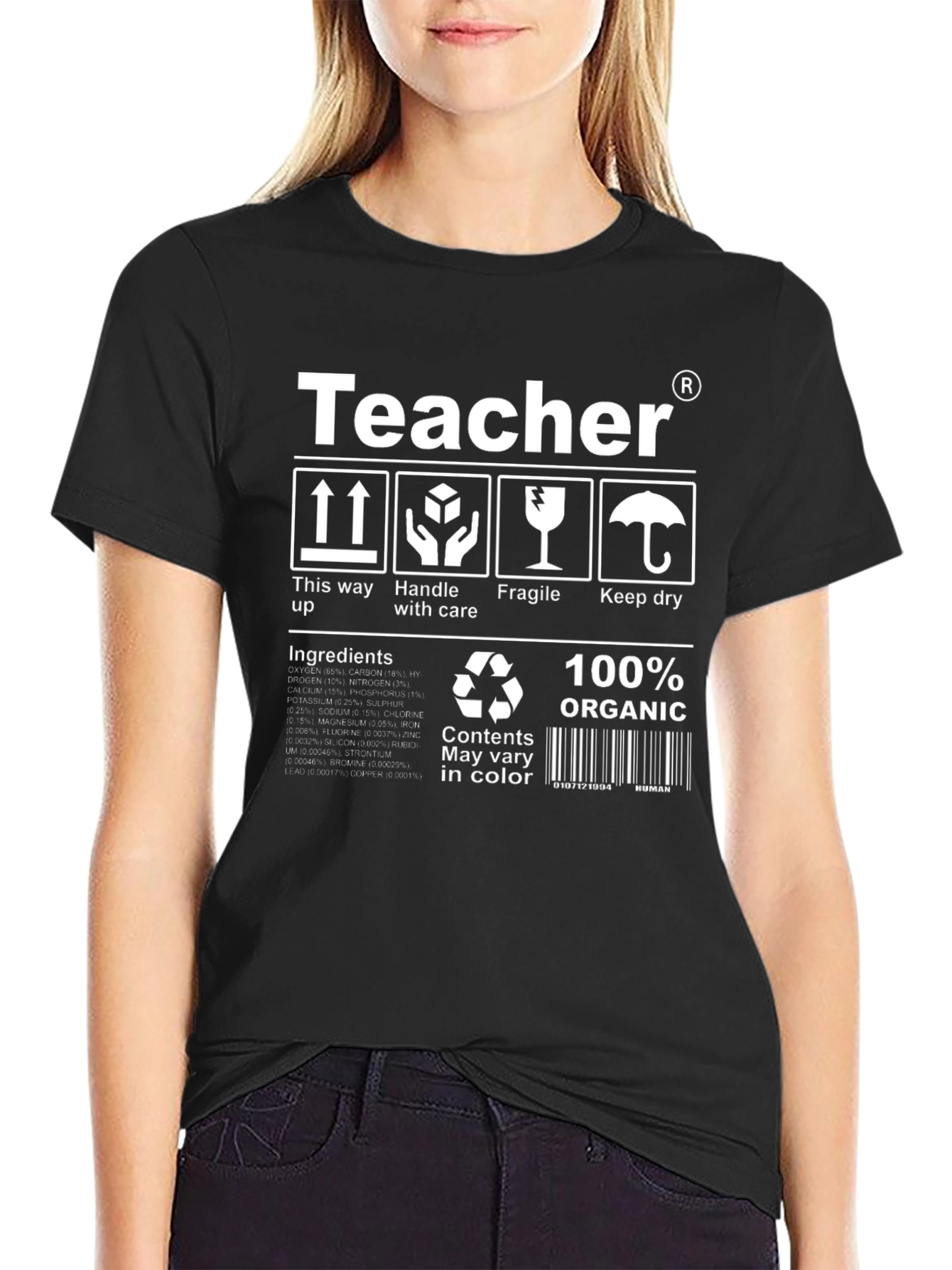 Teacher T-Shirt: Handle With Care
