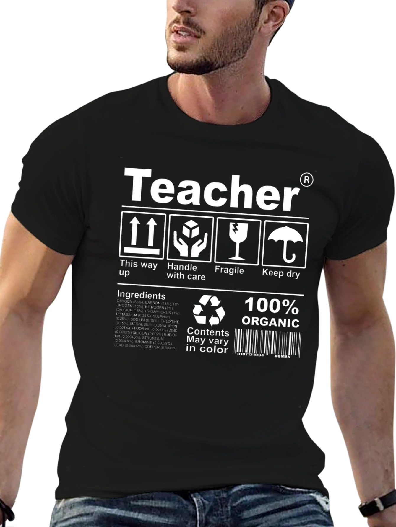 Teacher T-Shirt: Handle With Care