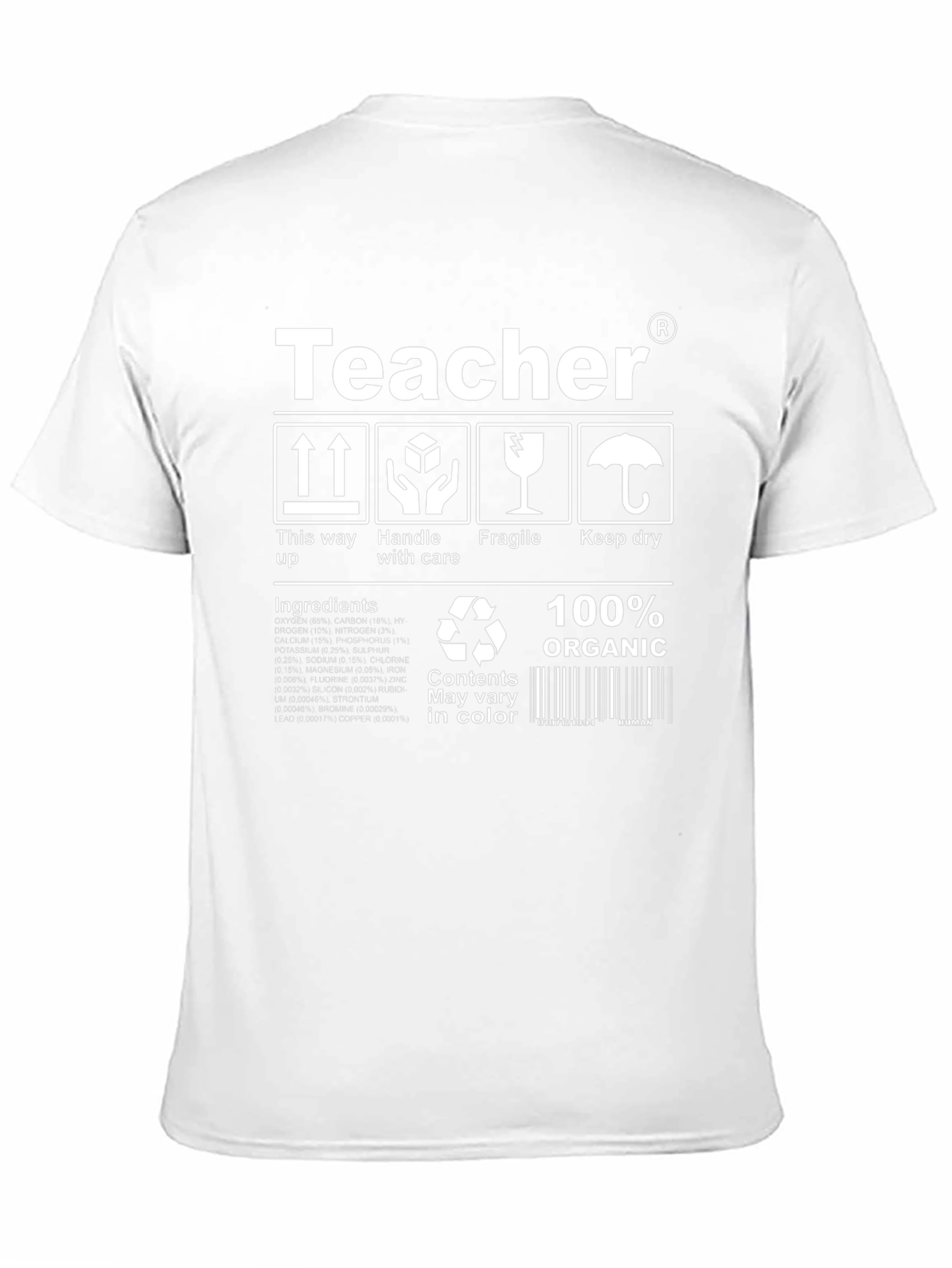 Teacher T-Shirt: Handle With Care