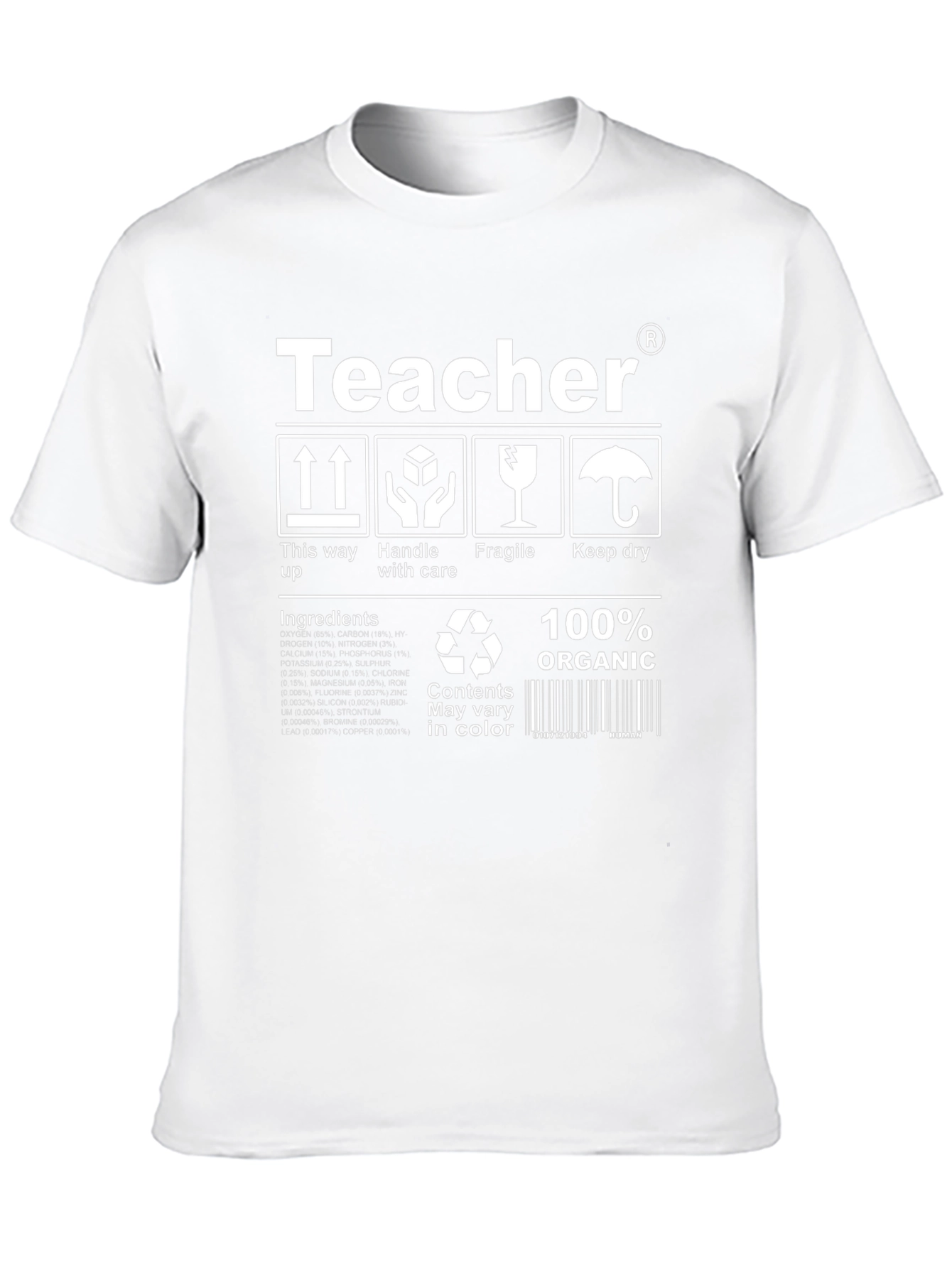 Teacher T-Shirt: Handle With Care