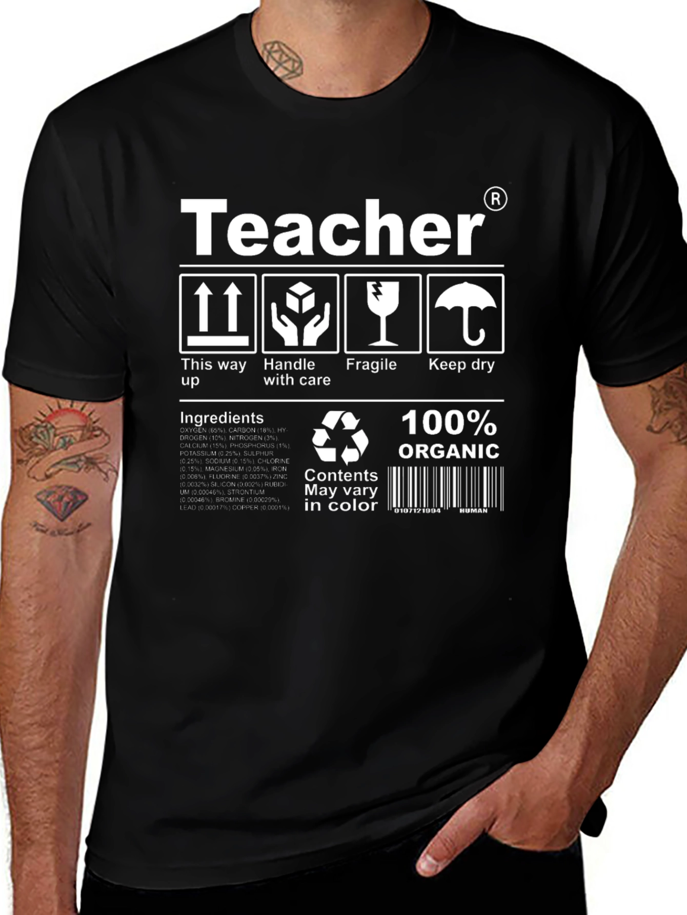 Teacher T-Shirt: Handle With Care