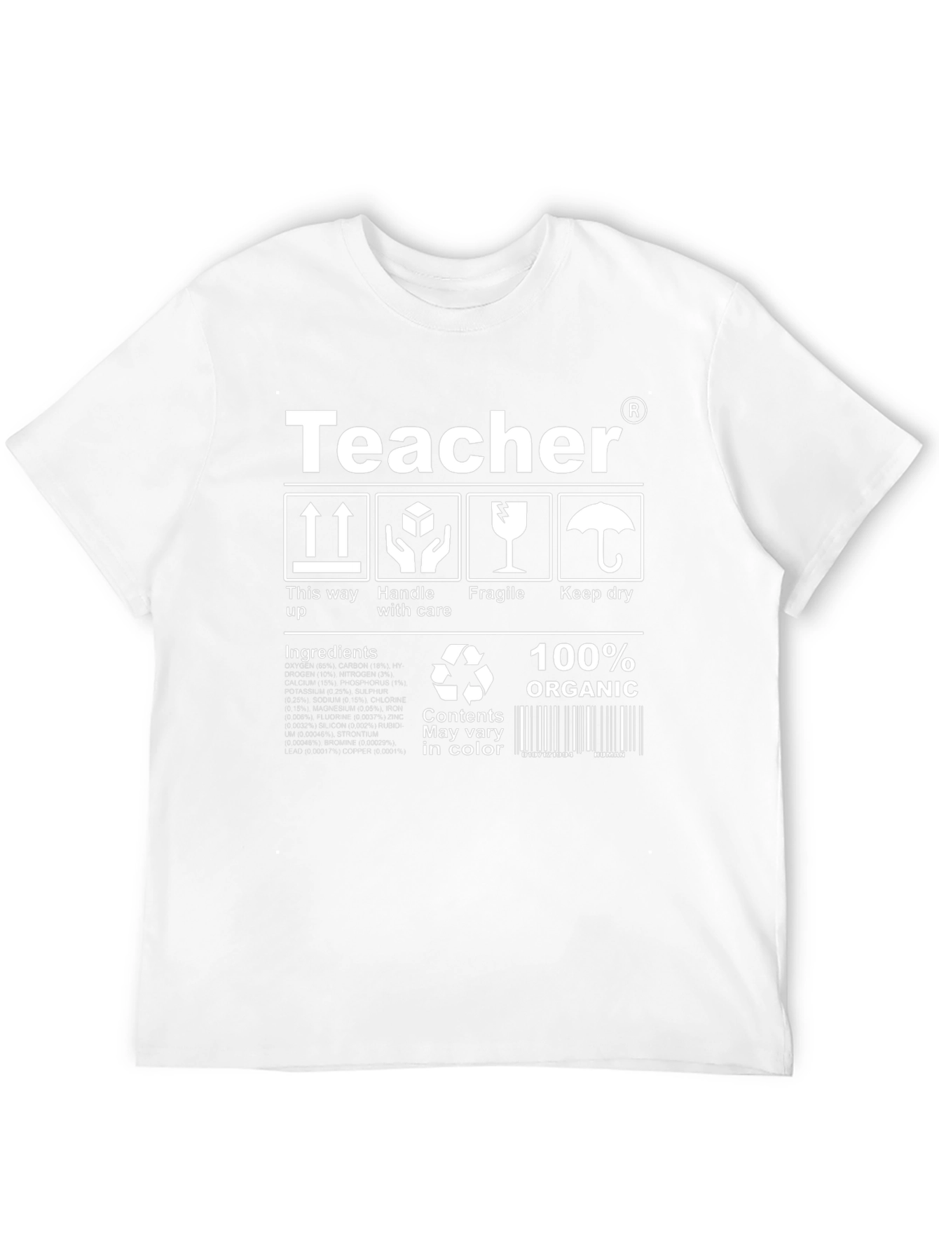 Teacher T-Shirt: Handle With Care