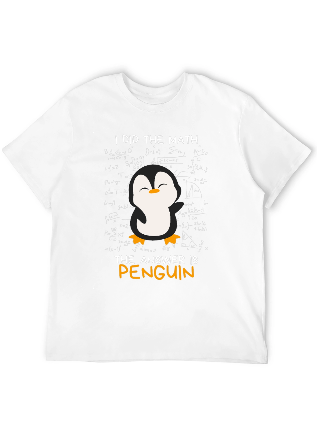 Math Penguin Graphic T-Shirt