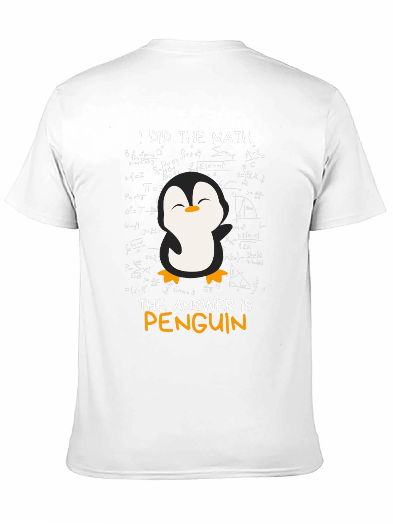 Math Penguin Graphic T-Shirt