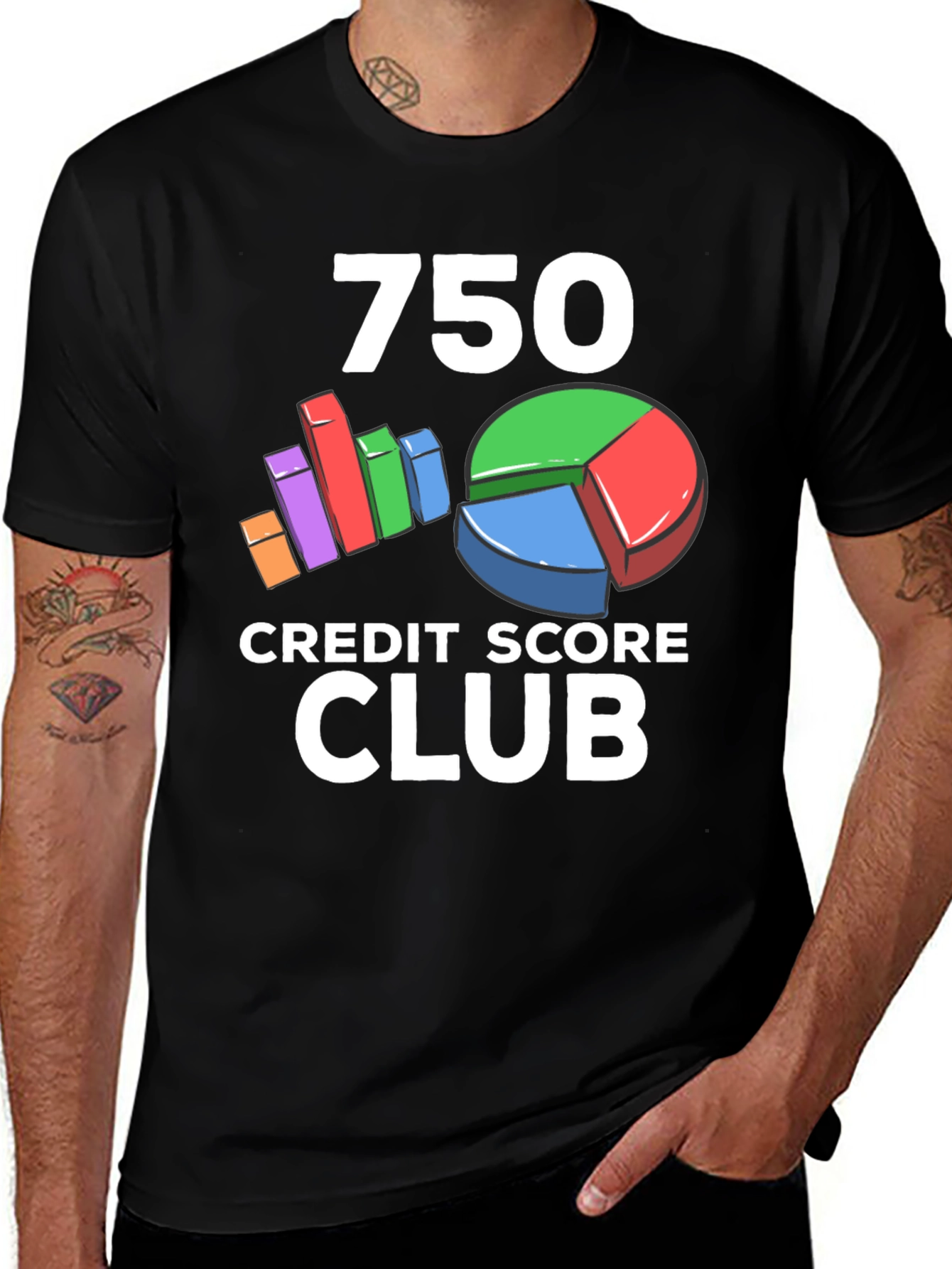 750 Credit Score Club Graphic Tee