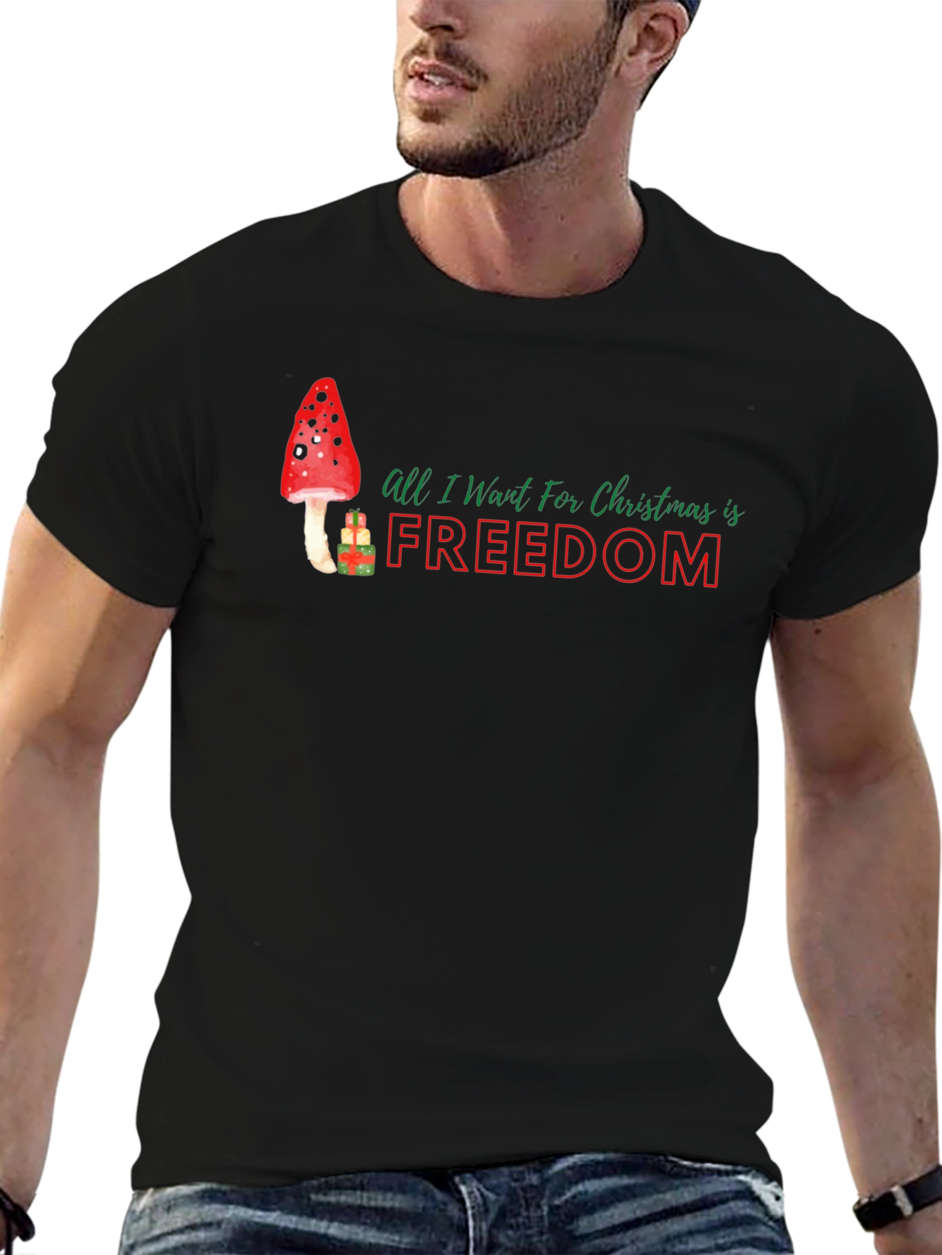Freedom Christmas Graphic Tee