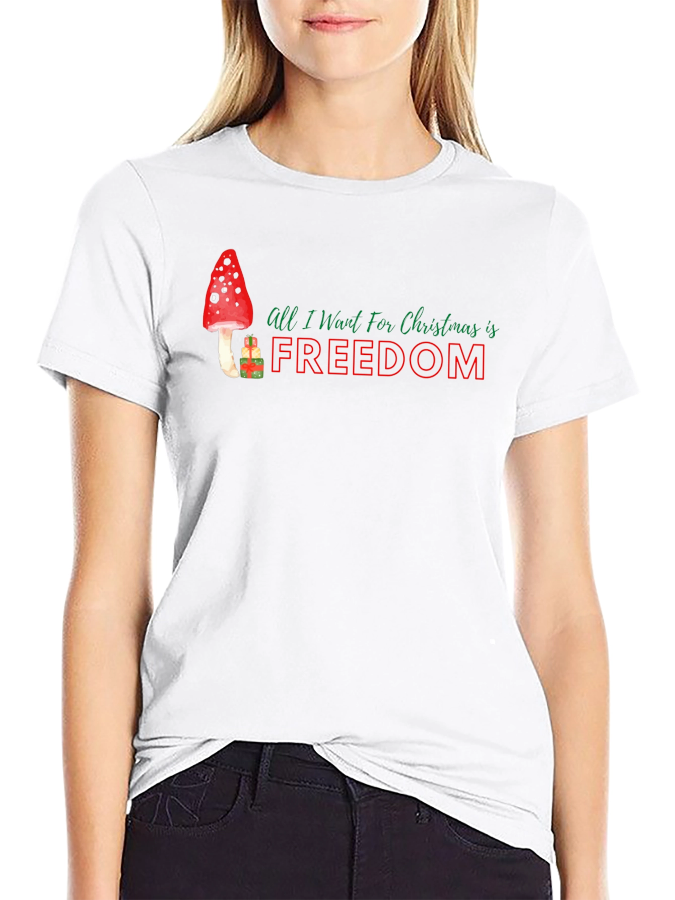 Freedom Christmas Graphic Tee