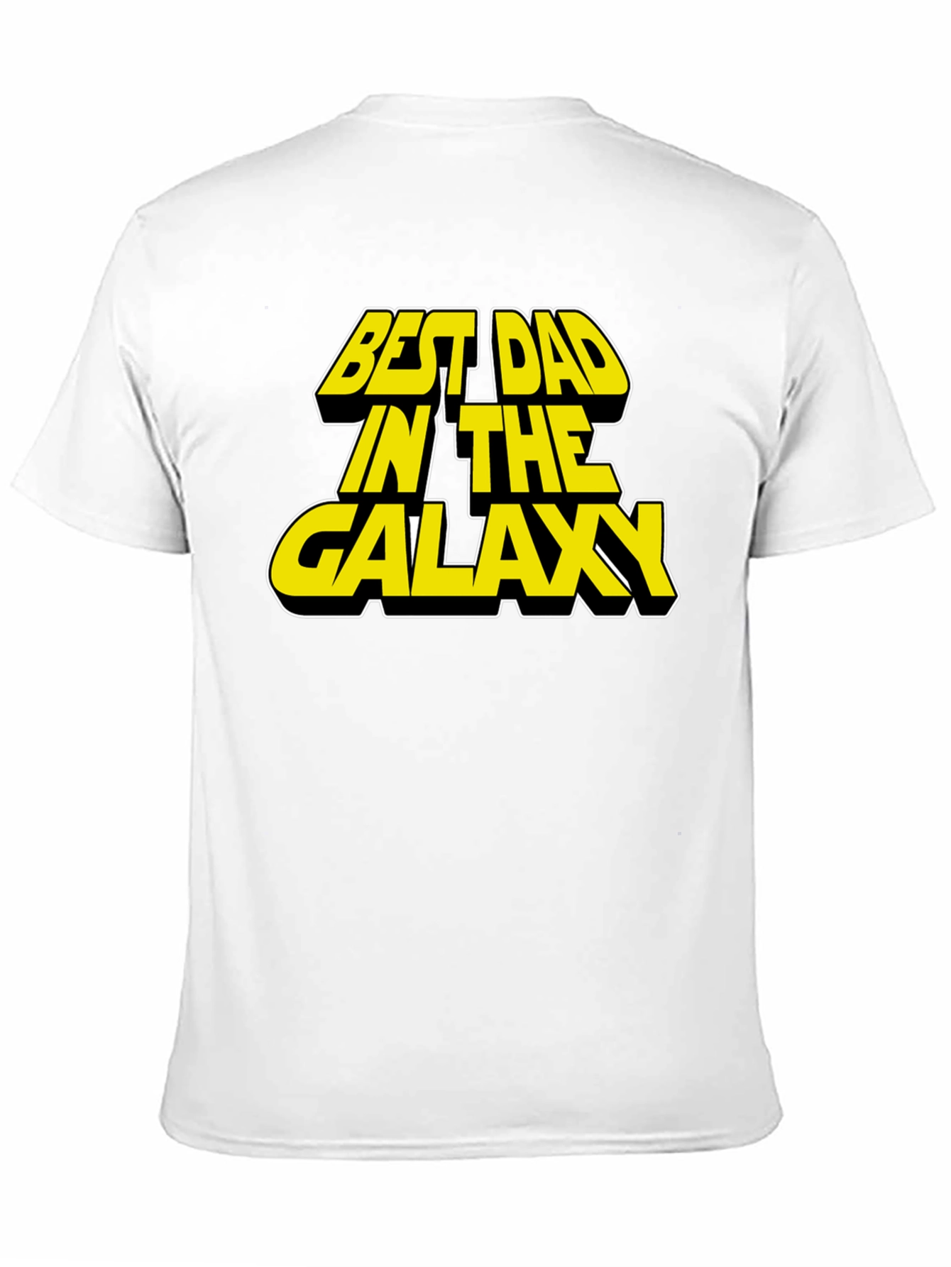 Best Dad in the Galaxy Black T-Shirt