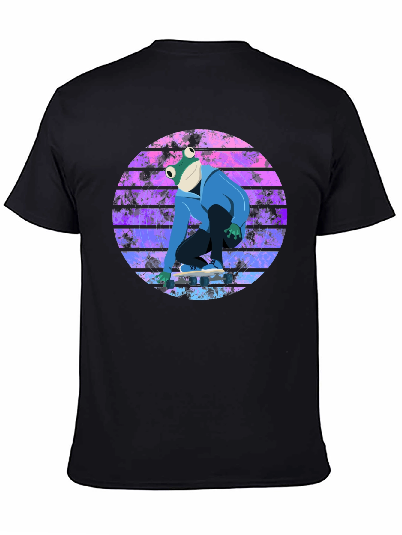 Frog Skateboarder Graphic Tee