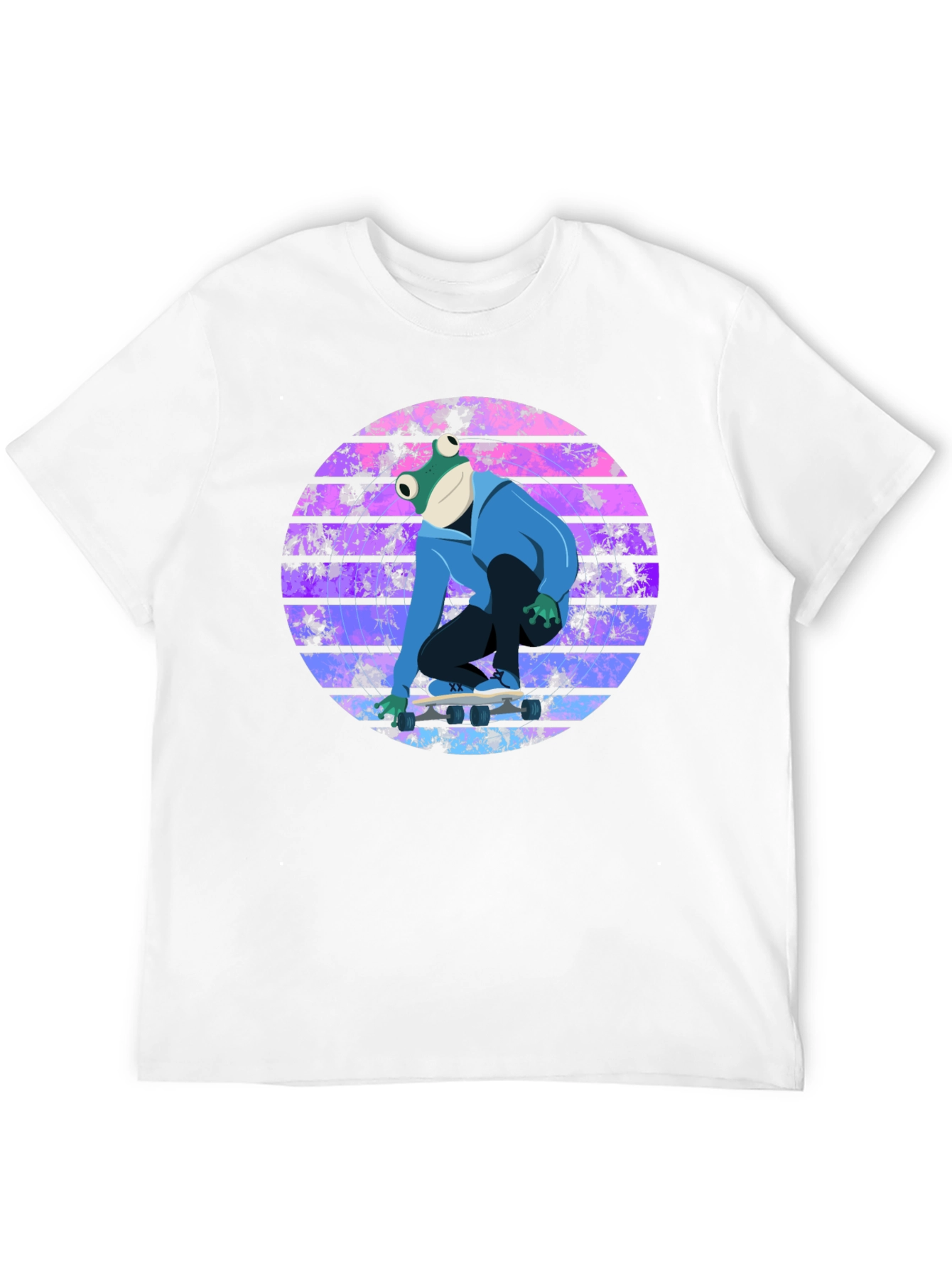 Frog Skateboarder Graphic Tee